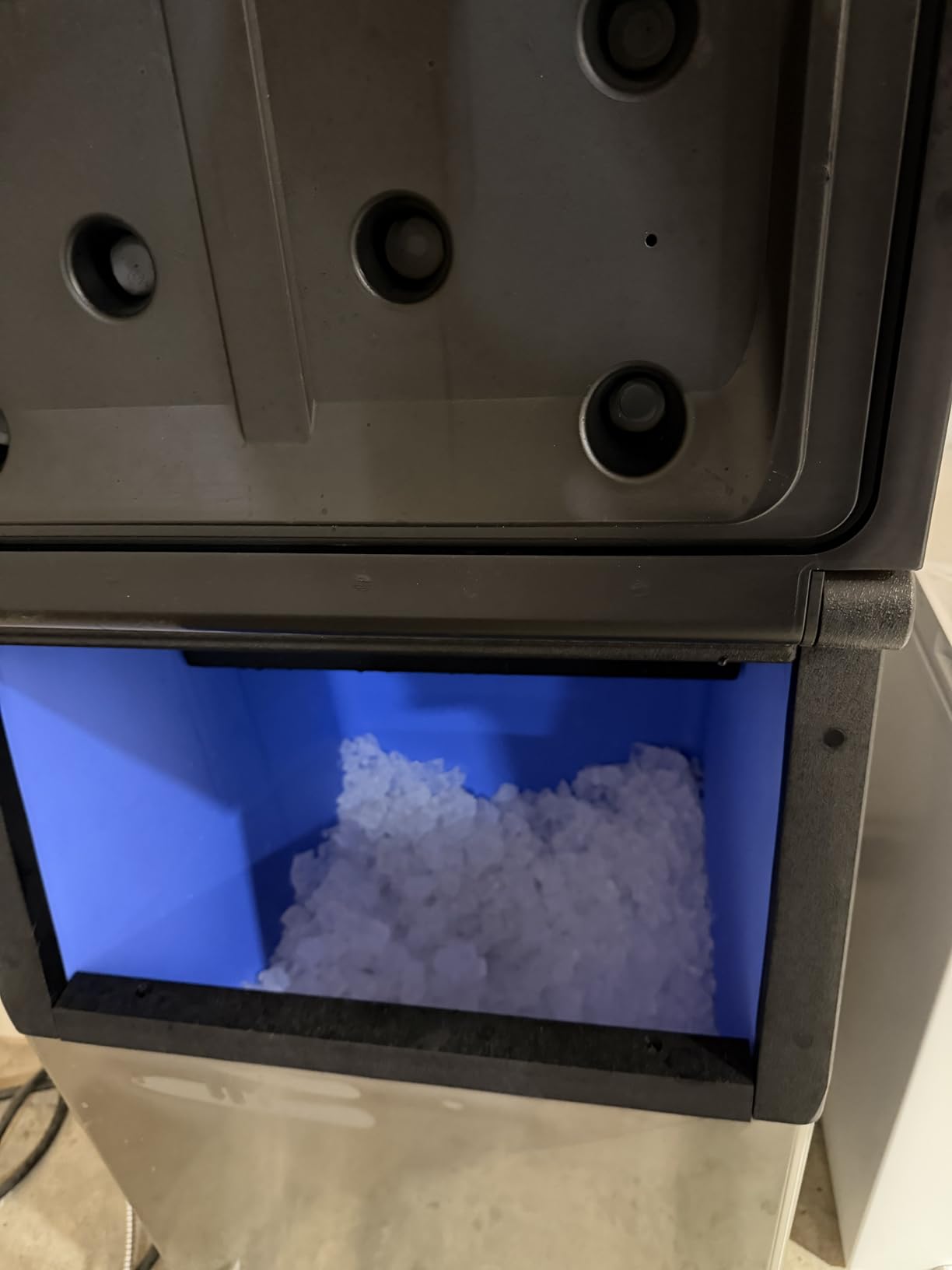 EUHOMY Commercial Ice Maker Machine 500Lbs/24H, SECOP Compressor & ETL Approval, Industrial Ice Machine, 250Lbs Storage, Ice Ready in 8-15 min, Stainless Steel Ice Maker for Bar/Cafe/Restaurant/Business customer photo 1