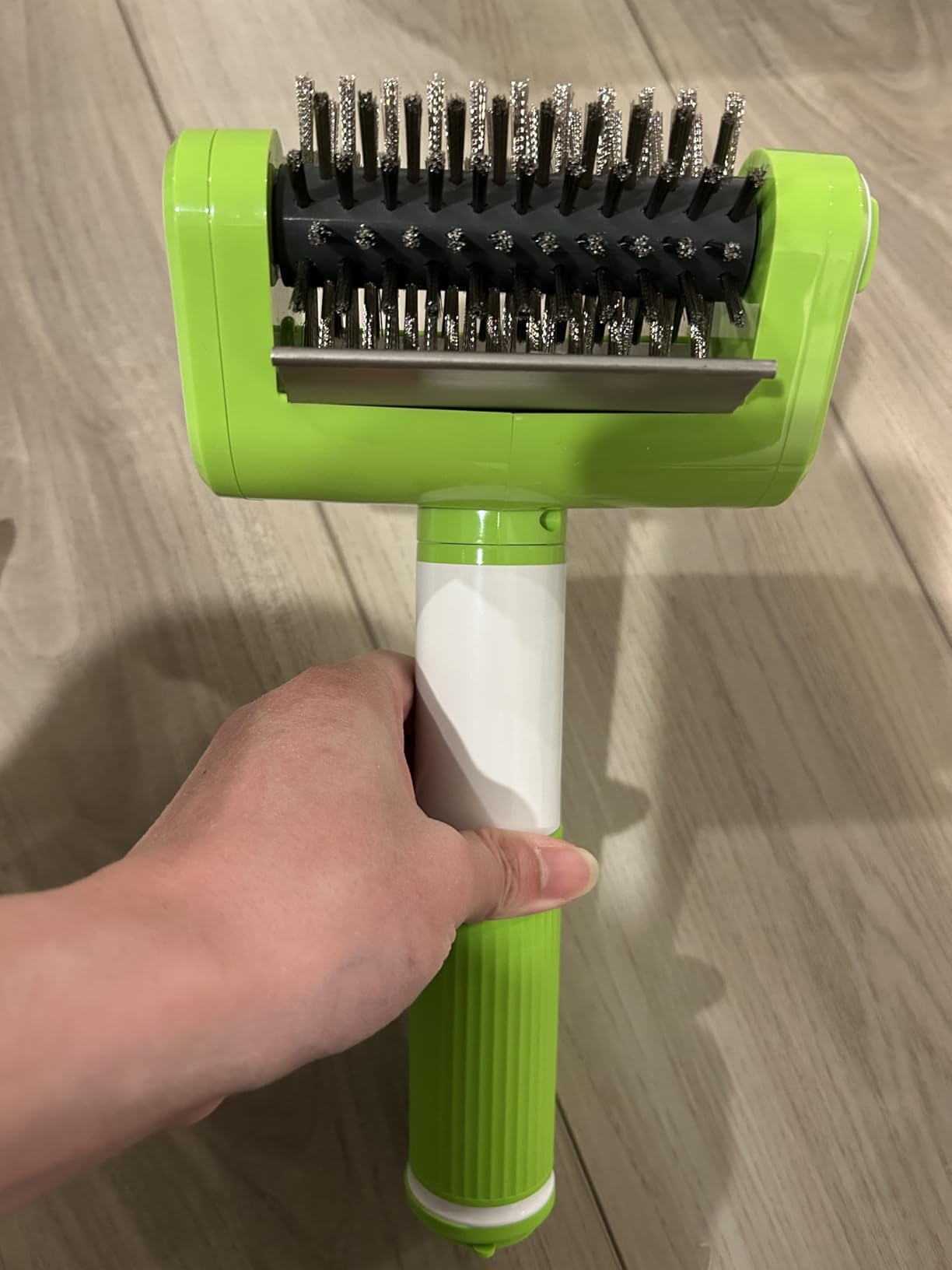 Electric Grill Brush, 2-Speed BBQ Grill Brush with LED Light/Screen Powerful Cleaning 800RPM/4000mAh/2 Brush Heads No Bristle Shedding Rechargeable Lightweight Grill Cleaner for Outdoor/Camping customer photo 2