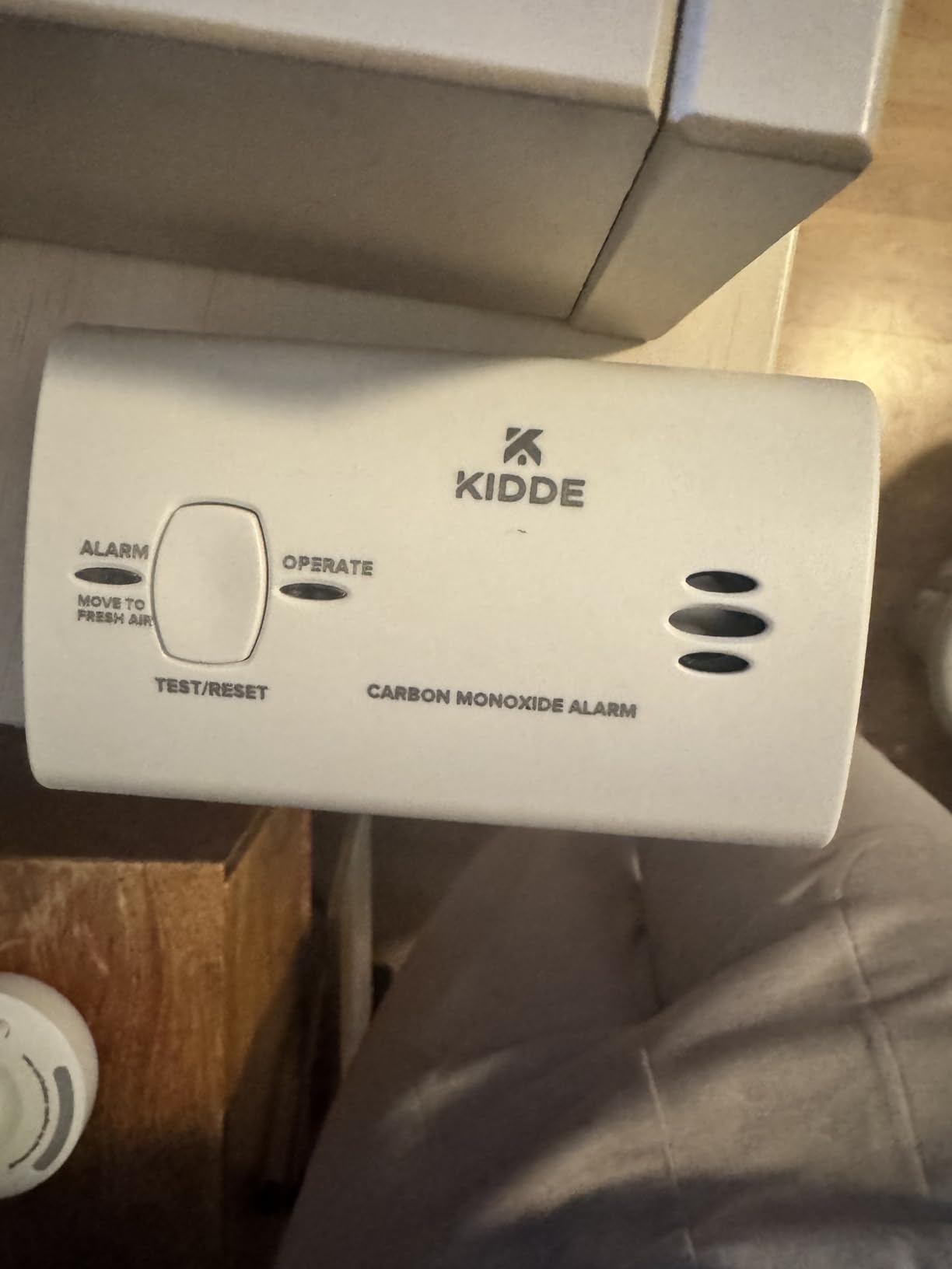 Kidde Carbon Monoxide Detector, AA Battery Powered, Portable for Travel or Home, 85 dB Alarm, LED Status Light Indicators, 5th Edition, COB customer photo 2