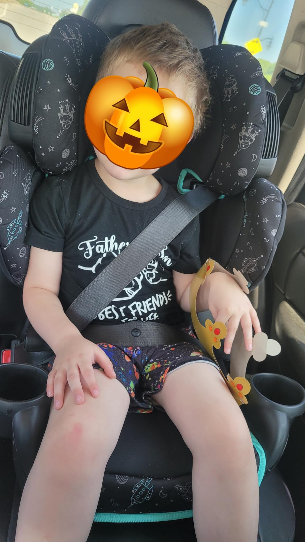 Evenflo GoTime LX Booster Car Seat (Quincy Blue) customer photo 1