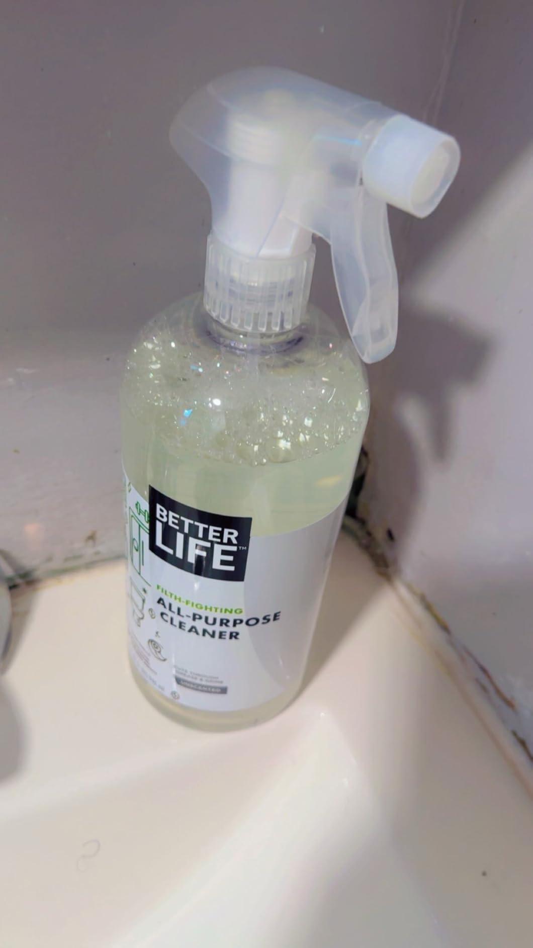 Better Life All Purpose Cleaner - Plant Based Home and Kitchen Cleaning Spray for Glass, Countertops, Appliances, Upholstery & More - Multi-surface Spray Cleaner - 24oz Clary Sage & Citrus customer photo 2