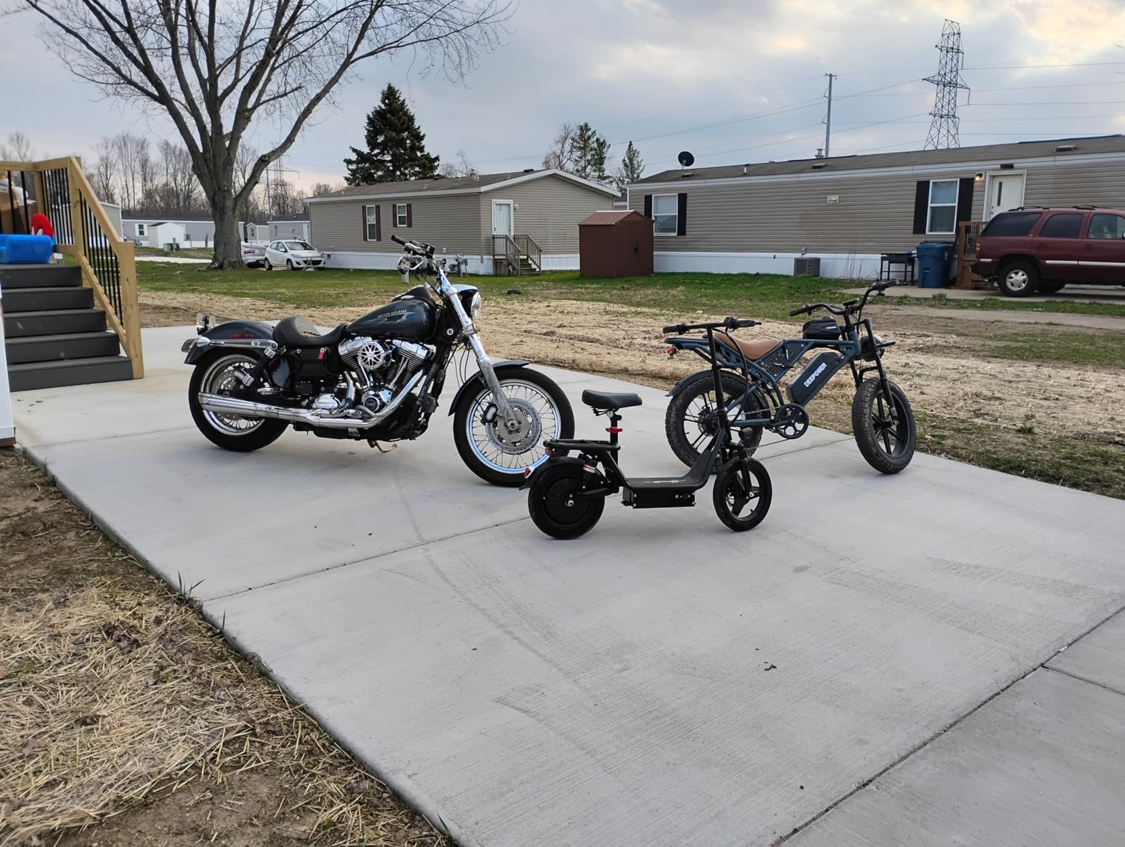 DEEPOWER QS7 Electric Bike for Adults, 2000W Peak Power 28MPH E-Bike, 48V 20Ah/35Ah/60Ah Battery Options, 35-180 Mile Range, 20