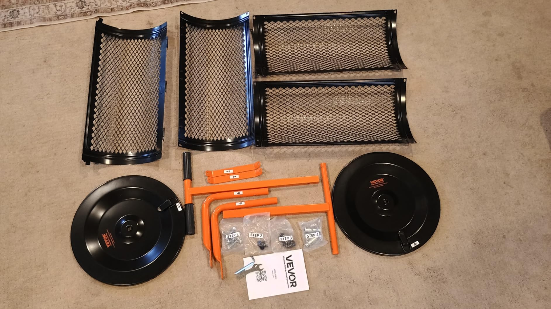 VEVOR Walk Behind Spreader, 60LBS Capacity, Push Spreader with Hopper Grate customer photo 2