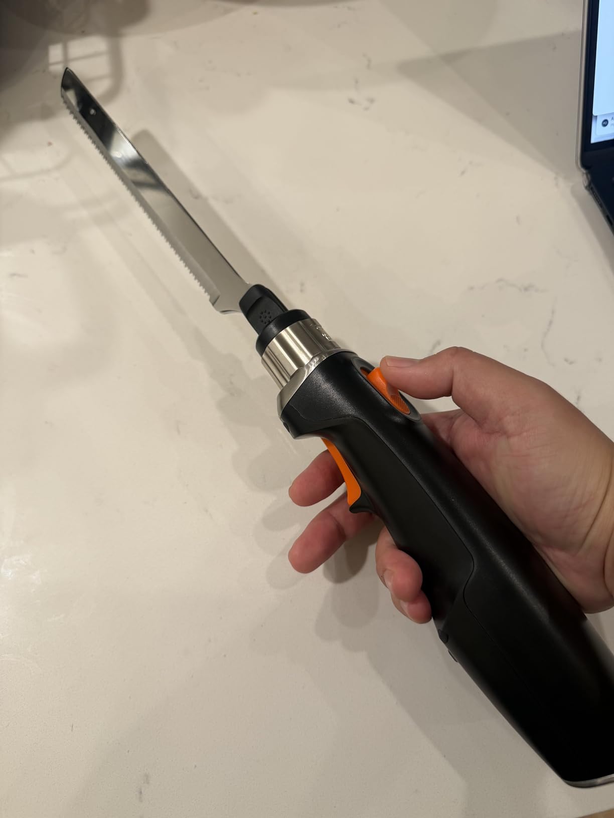 SliceMaster Cordless Electric Knife, 45W High-Torque Motor, 9.3