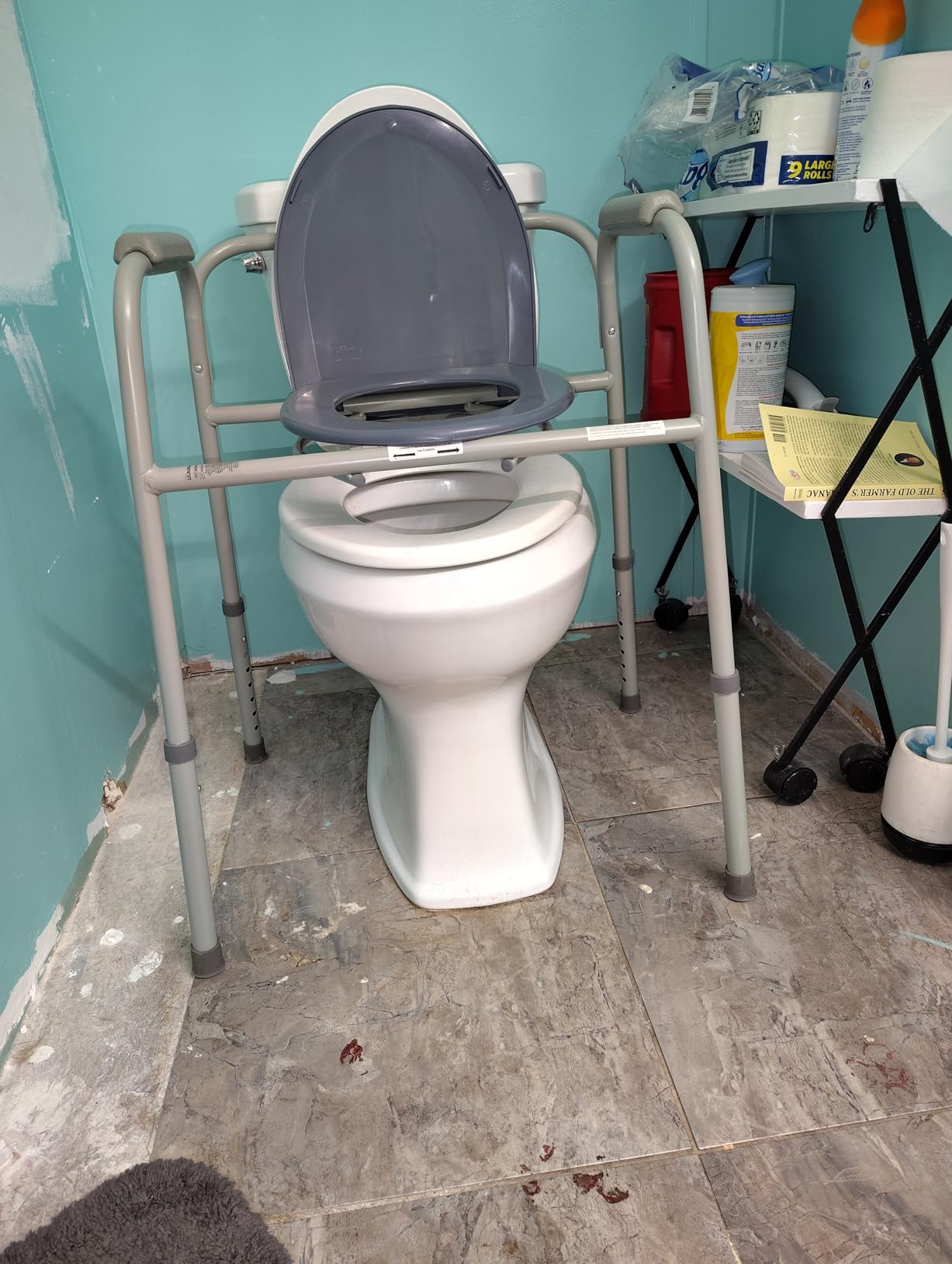 Soundfuse Toilet Seat Riser for Seniors, Raised Toilet Seat with Handles, Adjustable Height & Width, 400lb Handicap Elevated Toilet Seat, Fit Any Toilet customer photo 2