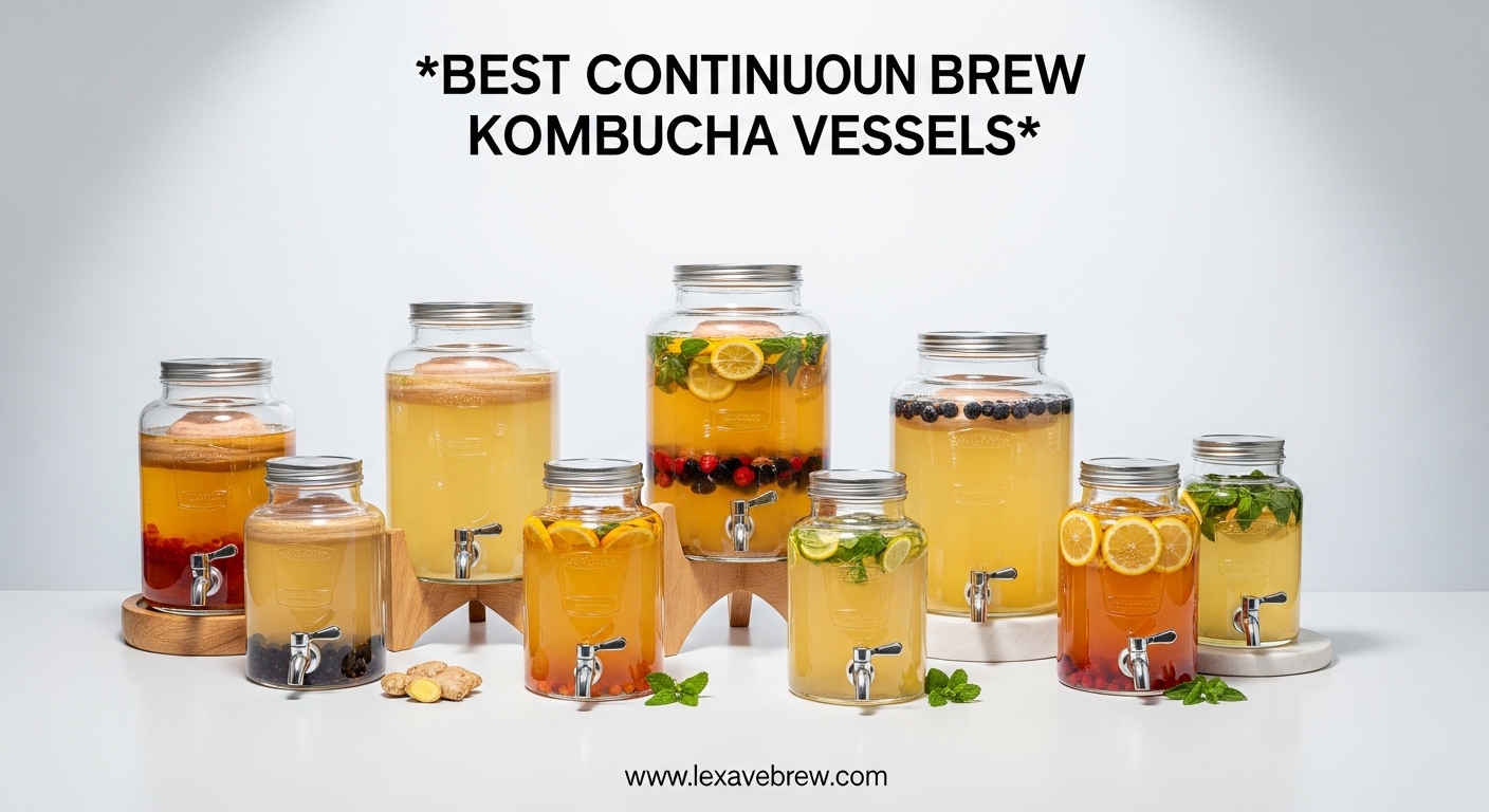 Best Continuous Brew Kombucha Vessels