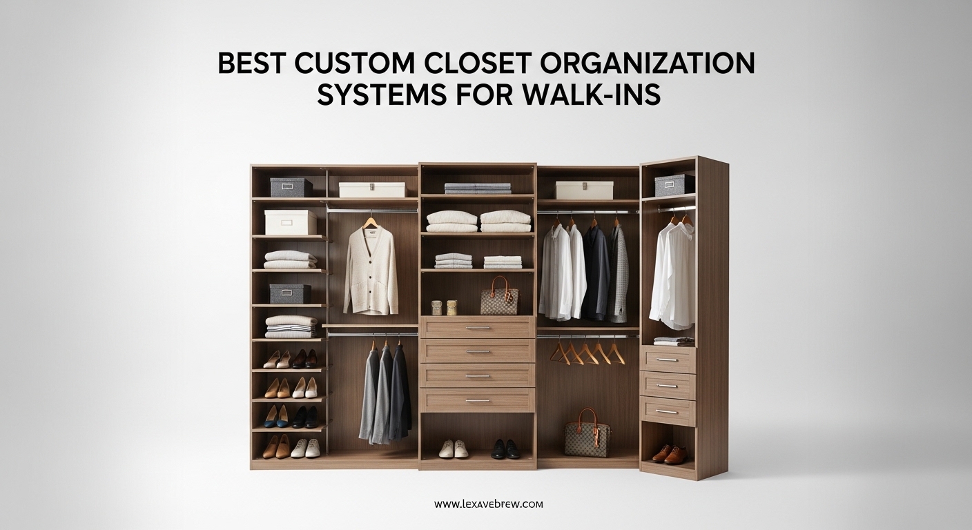 Best Custom Closet Organization Systems for Walk-Ins