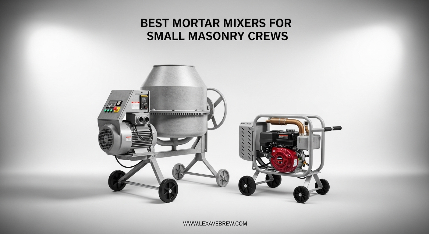 Best Mortar Mixers for Small Masonry Crews