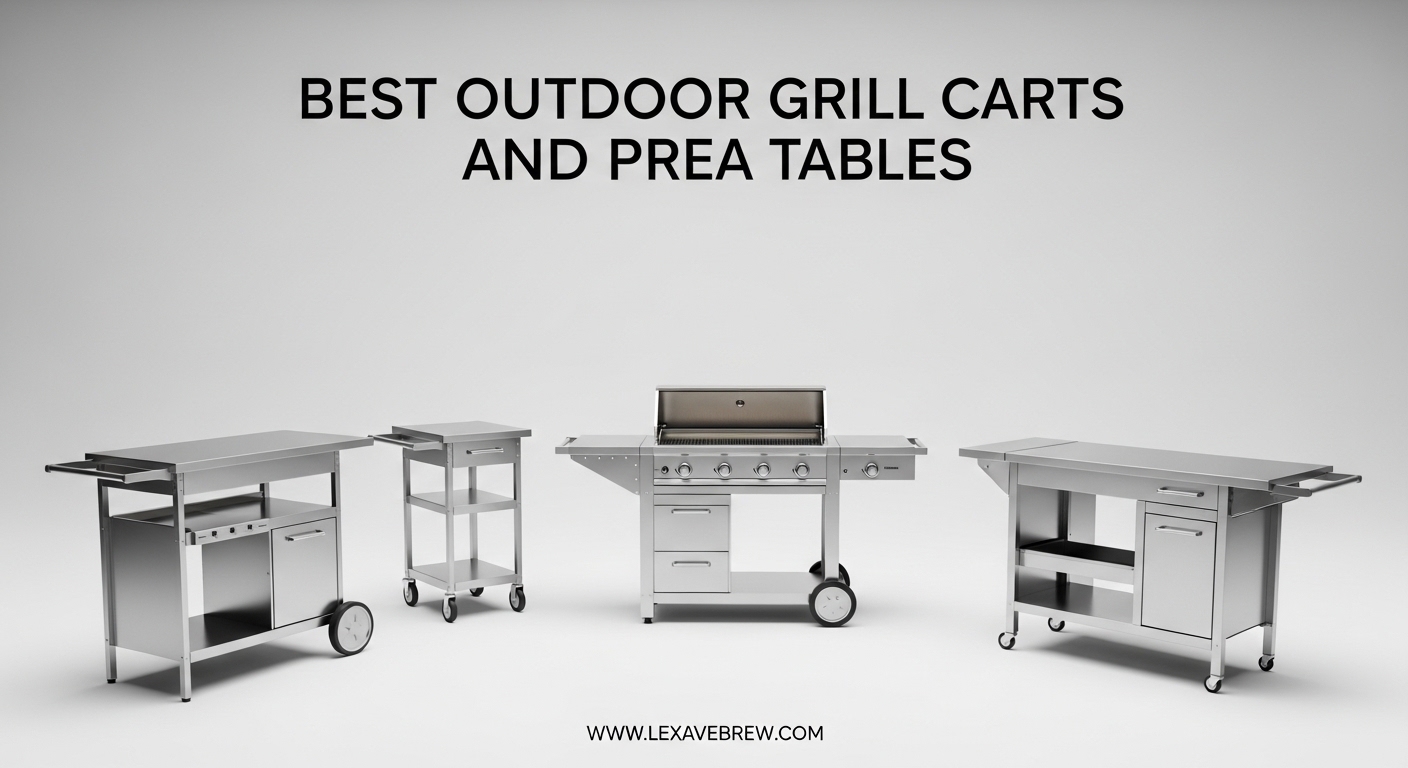 Best Outdoor Grill Carts and Prep Tables