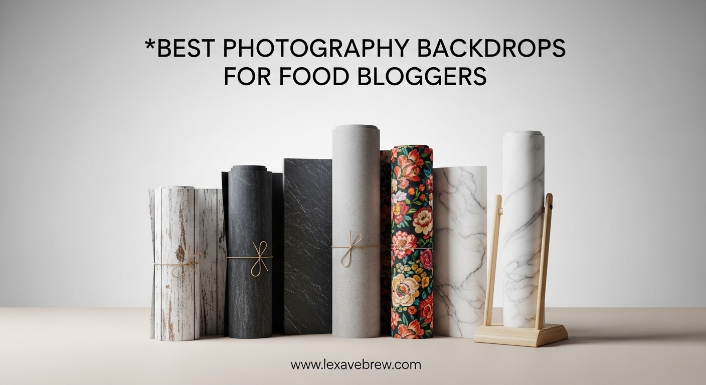 Best Photography Backdrops for Food Bloggers