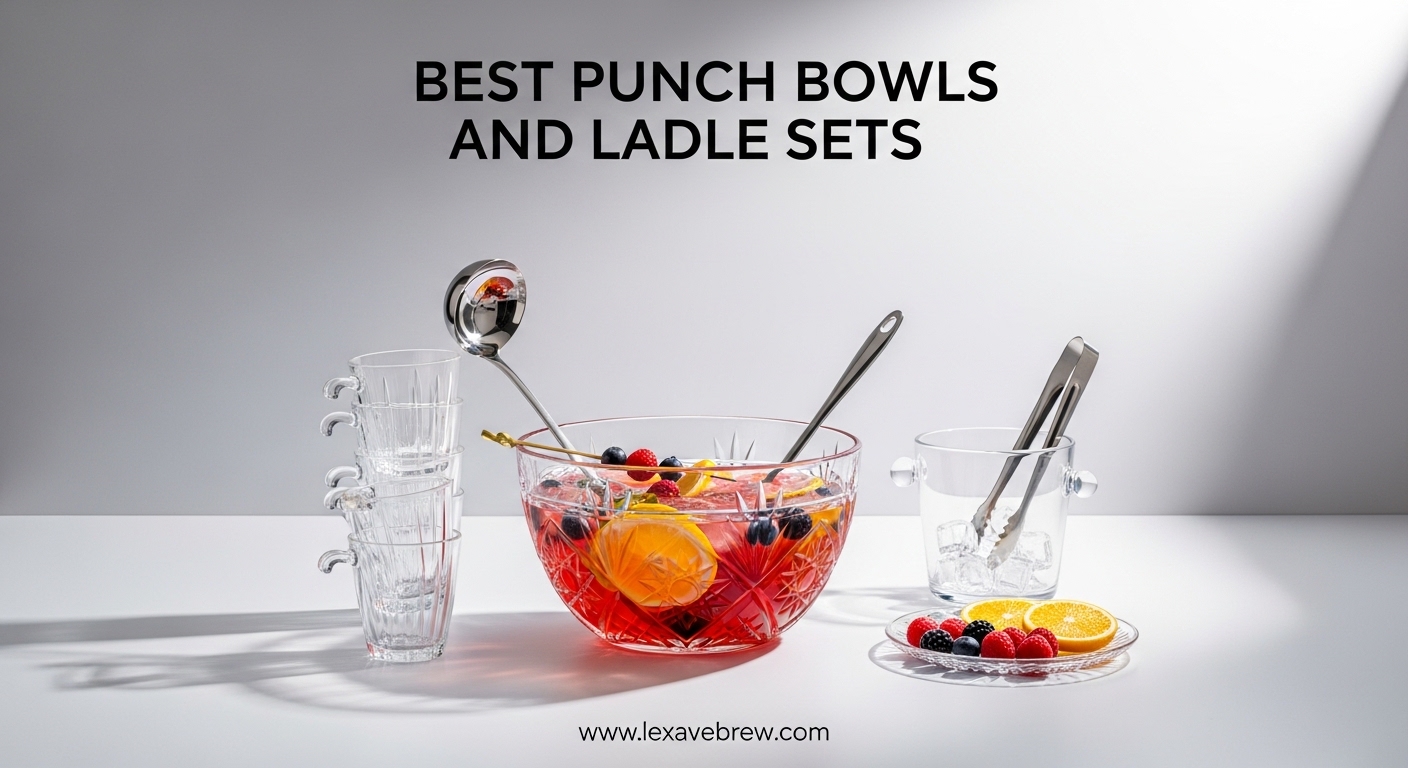 Best Punch Bowls and Ladle Sets