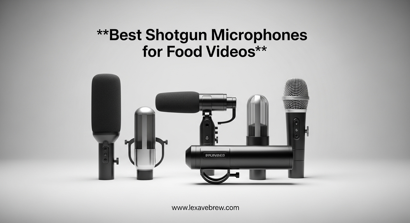 Best Shotgun Microphones for Food Videos