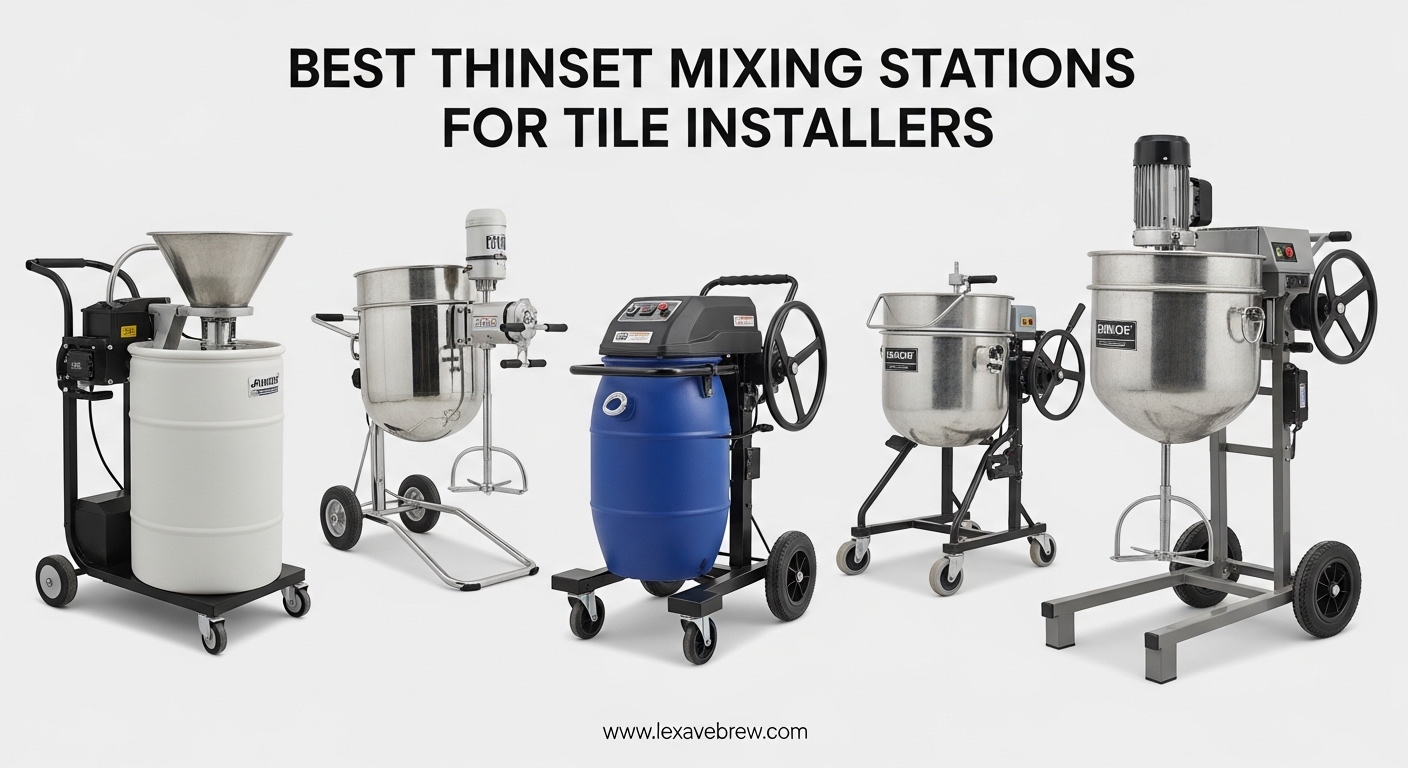 Best Thinset Mixing Stations for Tile Installers