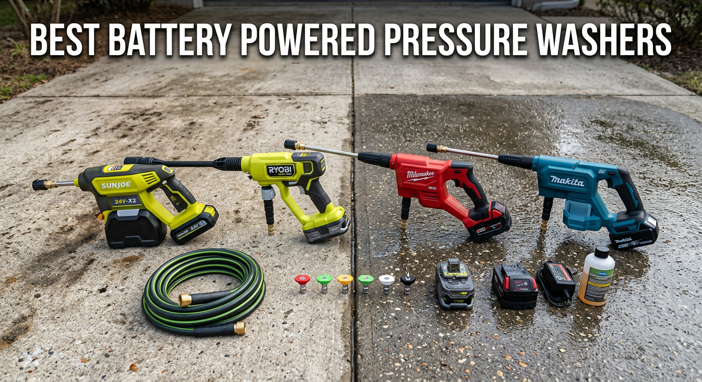 Best Battery Powered Pressure Washers