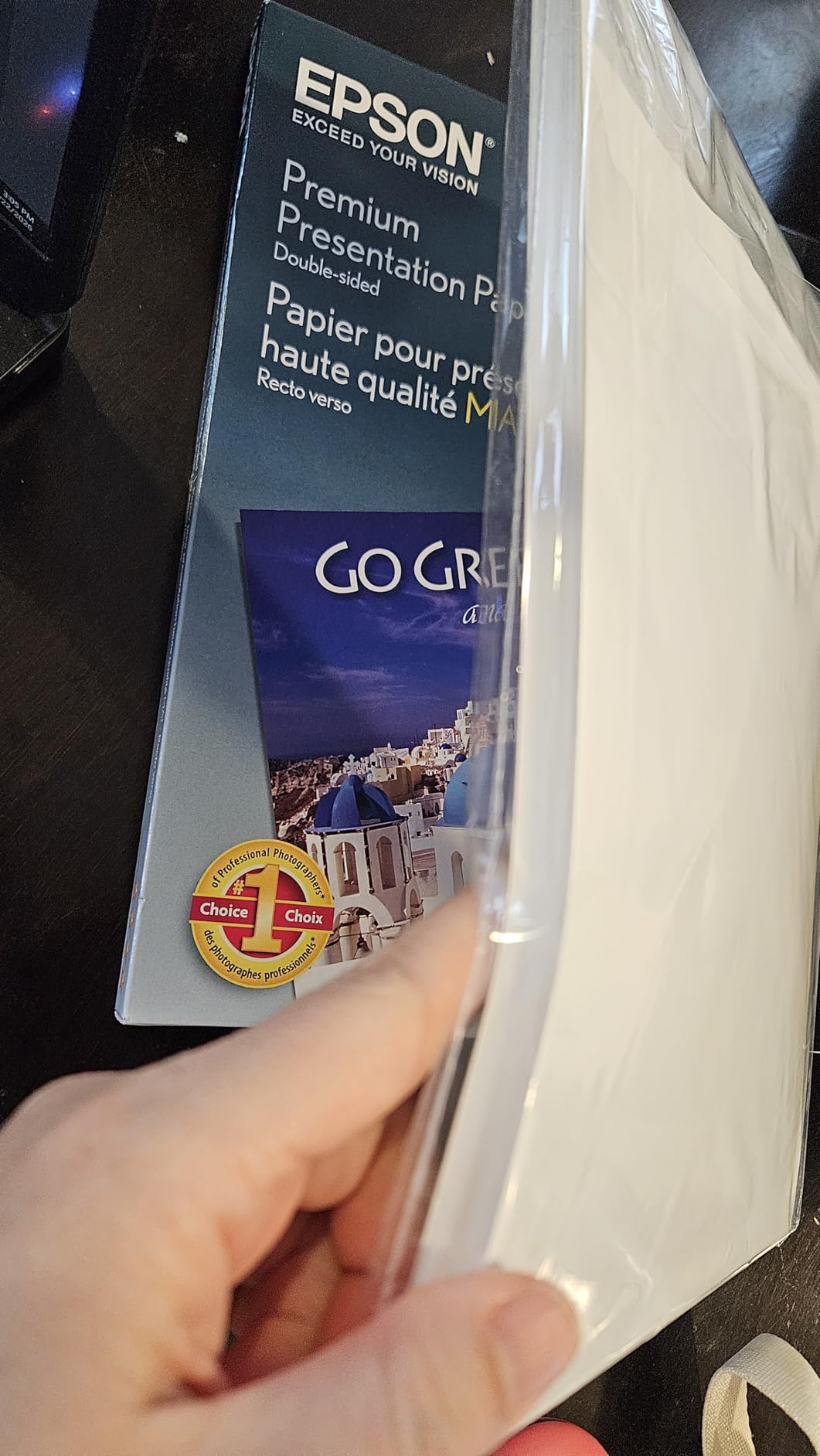 Epson Premium Presentation Paper MATTE (8.5x11 Inches, Double-sided, 50 Sheets) (S041568) customer photo 1