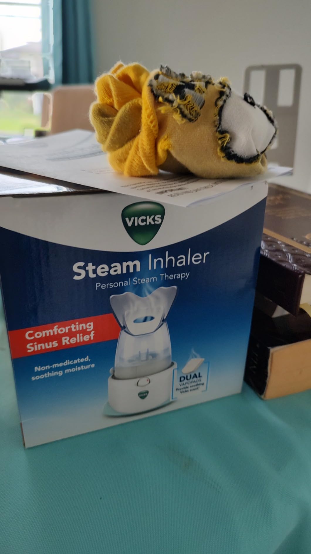 Vicks Personal Steam Inhaler for Targeted, Natural Steam Relief for Allergies, Congestion, Cough & Colds, and Sinus Irritation, Use with VapoPads customer photo 2