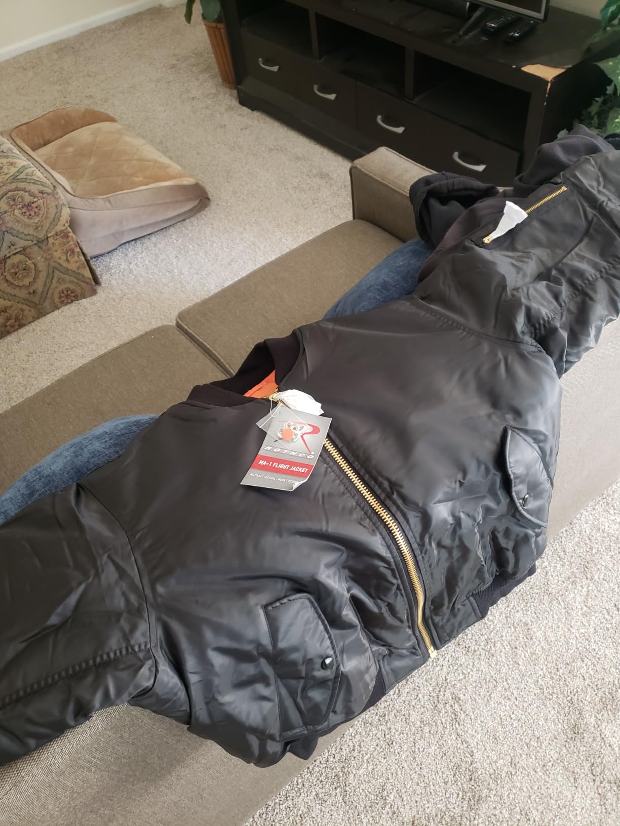 MA-1 Flight Jacket - Iconic Bomber Style Cold Weather Coat Windbreaker customer photo 2
