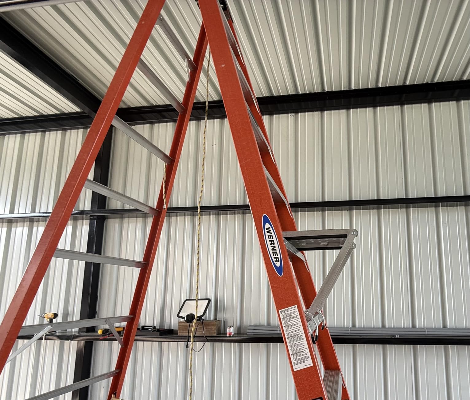 Little Giant Ladder Systems, Work Platform, Ladder Accessory, Aluminum, 375 lbs weight rating customer photo 1