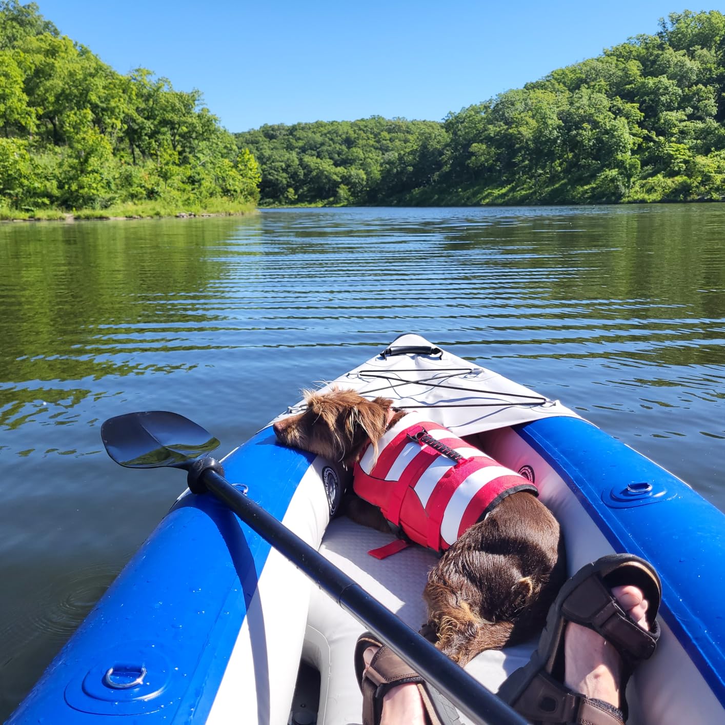 Sea Eagle 420X Explorer Inflatable Kayak - Self Bailing, Removable Skeg, Drop Stitch Floor customer photo 1