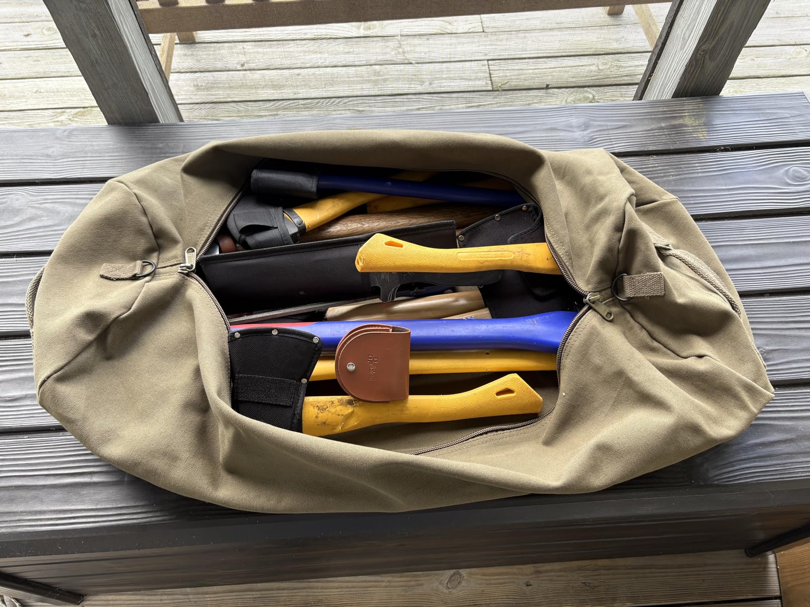 STANSPORT - Deluxe Duffel Bag With Zipper For Gym, Travel, & Storage customer photo 1