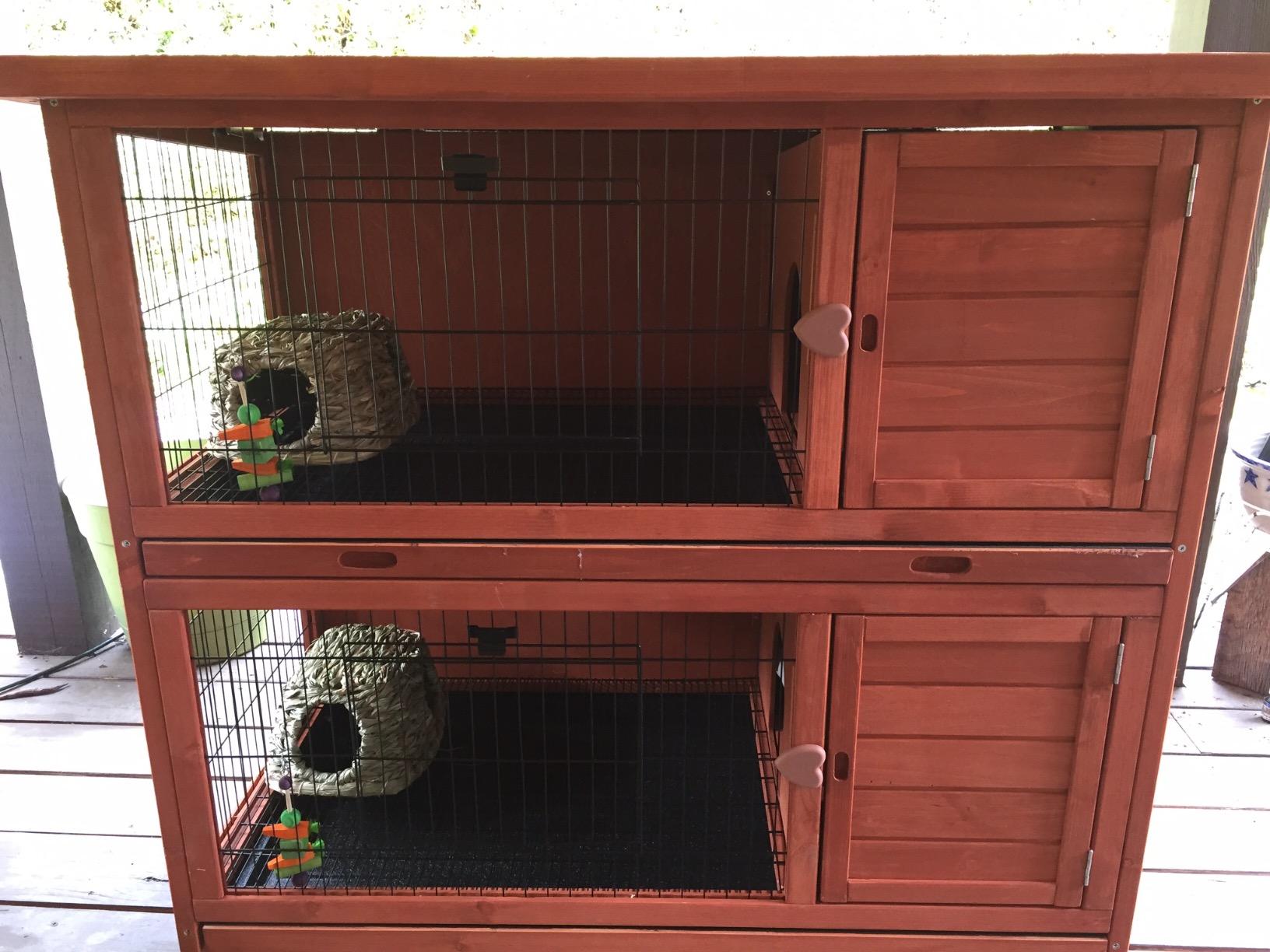 Ware Manufacturing Premium Plus Double Decker Hutch for Rabbits and Small Pets customer photo 1