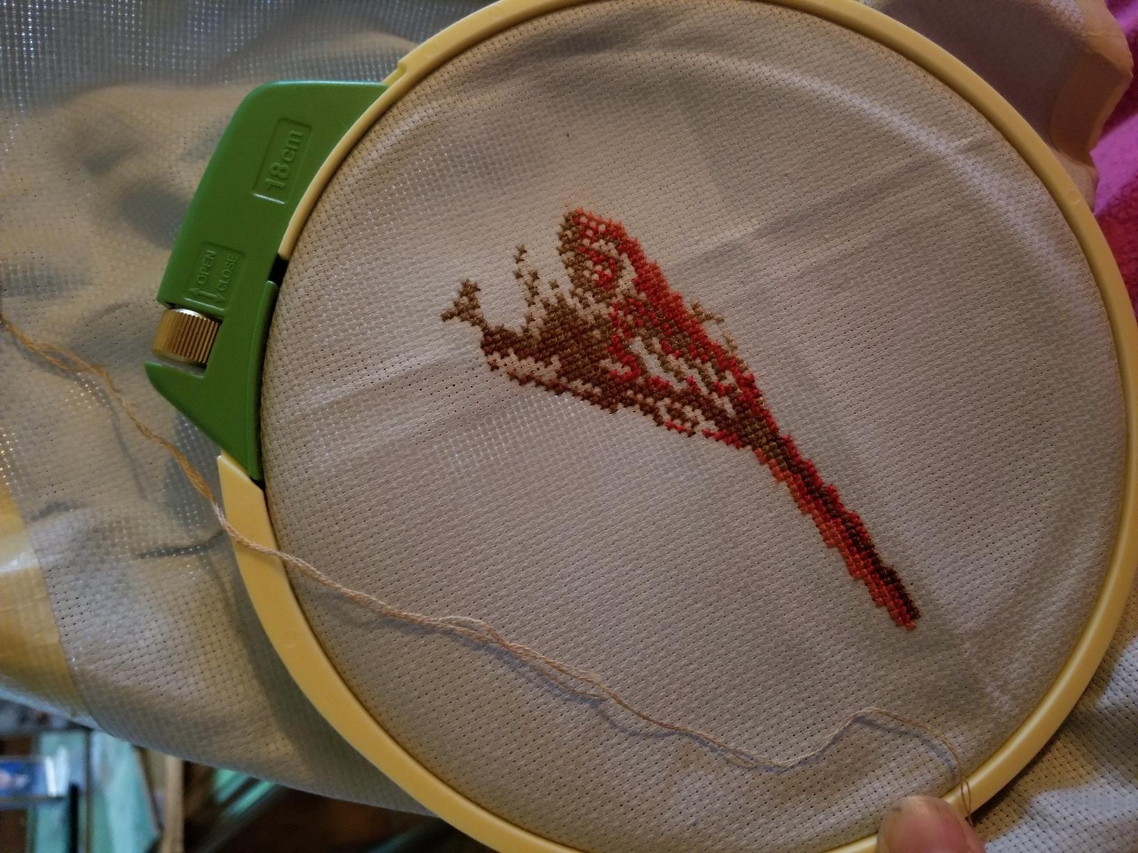 CLOVER 7 Inch Embroidery Stitching Tool Hoop customer photo 2