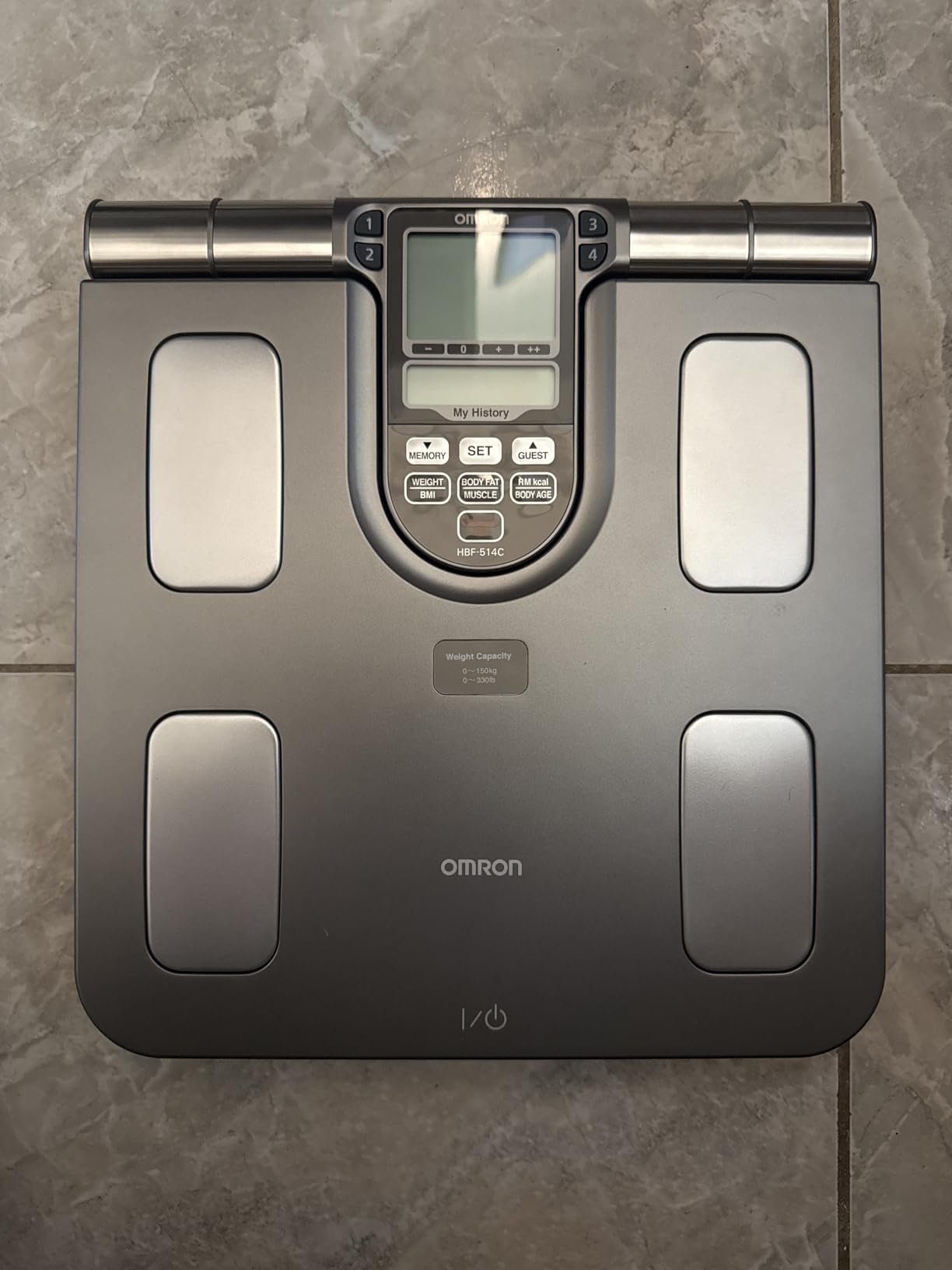OMRON Body Composition Monitor and Scale - Track Skeletal Muscle Mass Loss/Gain, Weight (up to 330 pounds), Visceral Fat, BMI and More (Non-Bluetooth) customer photo 2