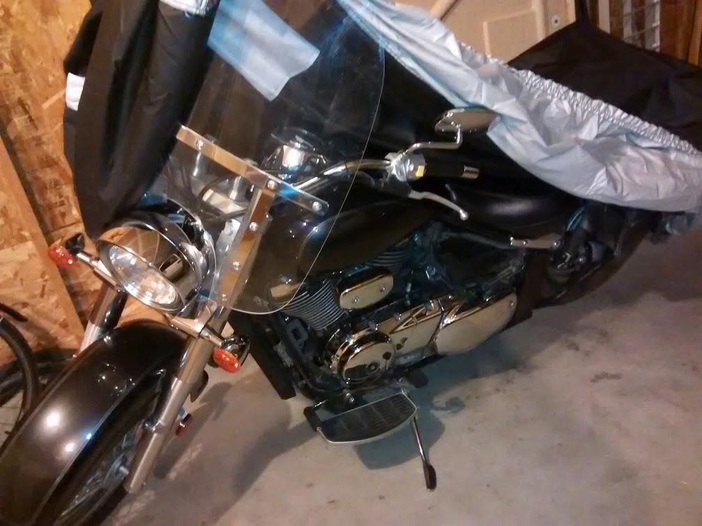 Guardian 50004-02 WeatherAll Plus Indoor/Outdoor Waterproof Motorcycle Cover: Black, X-Large customer photo 1