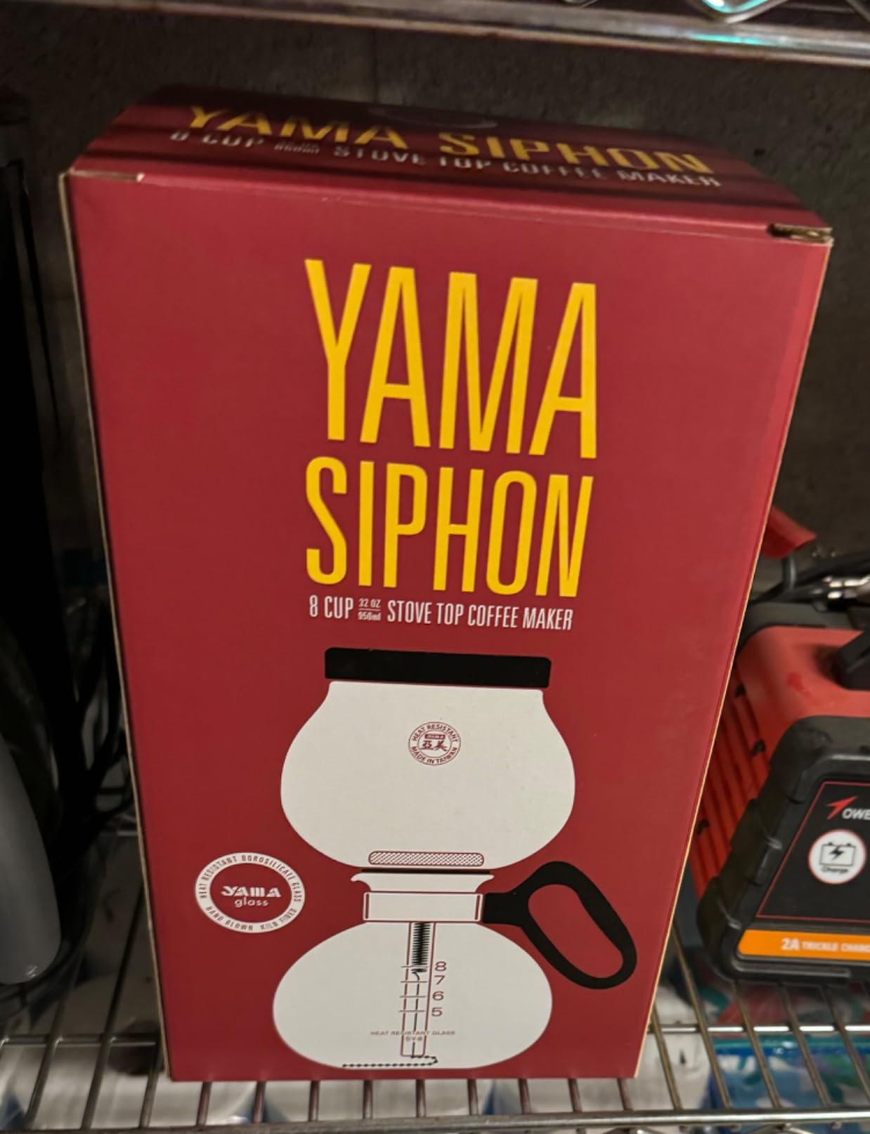 Yama Glass 5-Cup Stovetop Siphon Coffee Maker, 15 Oz Vacuum Brew customer photo 2