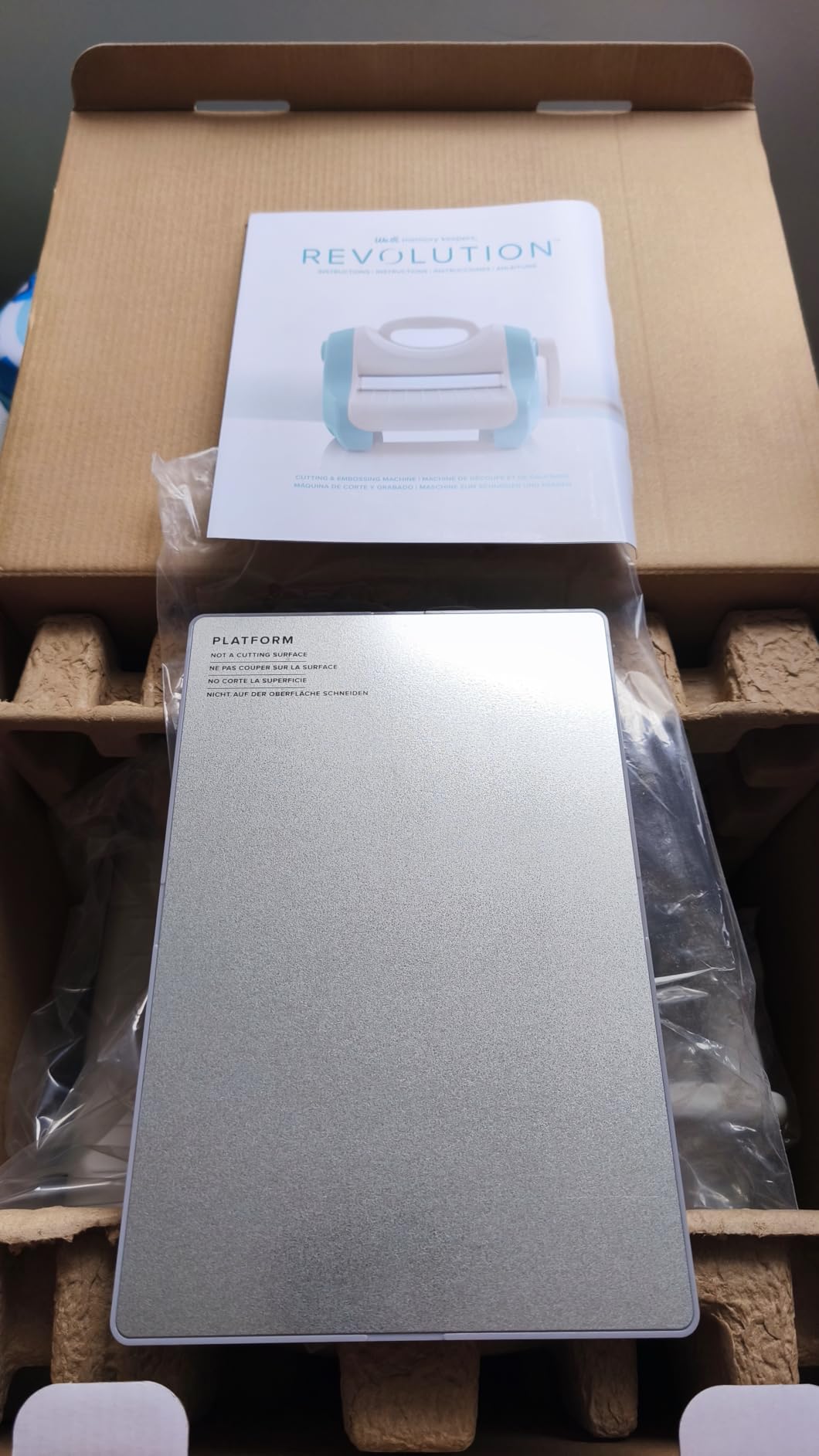 We R Memory Keepers Revolution Portable Die Cut, Embossing, Cutting Machine Includes Magnetic Mat, Embossing Plate and Die Cutting Plate customer photo 1