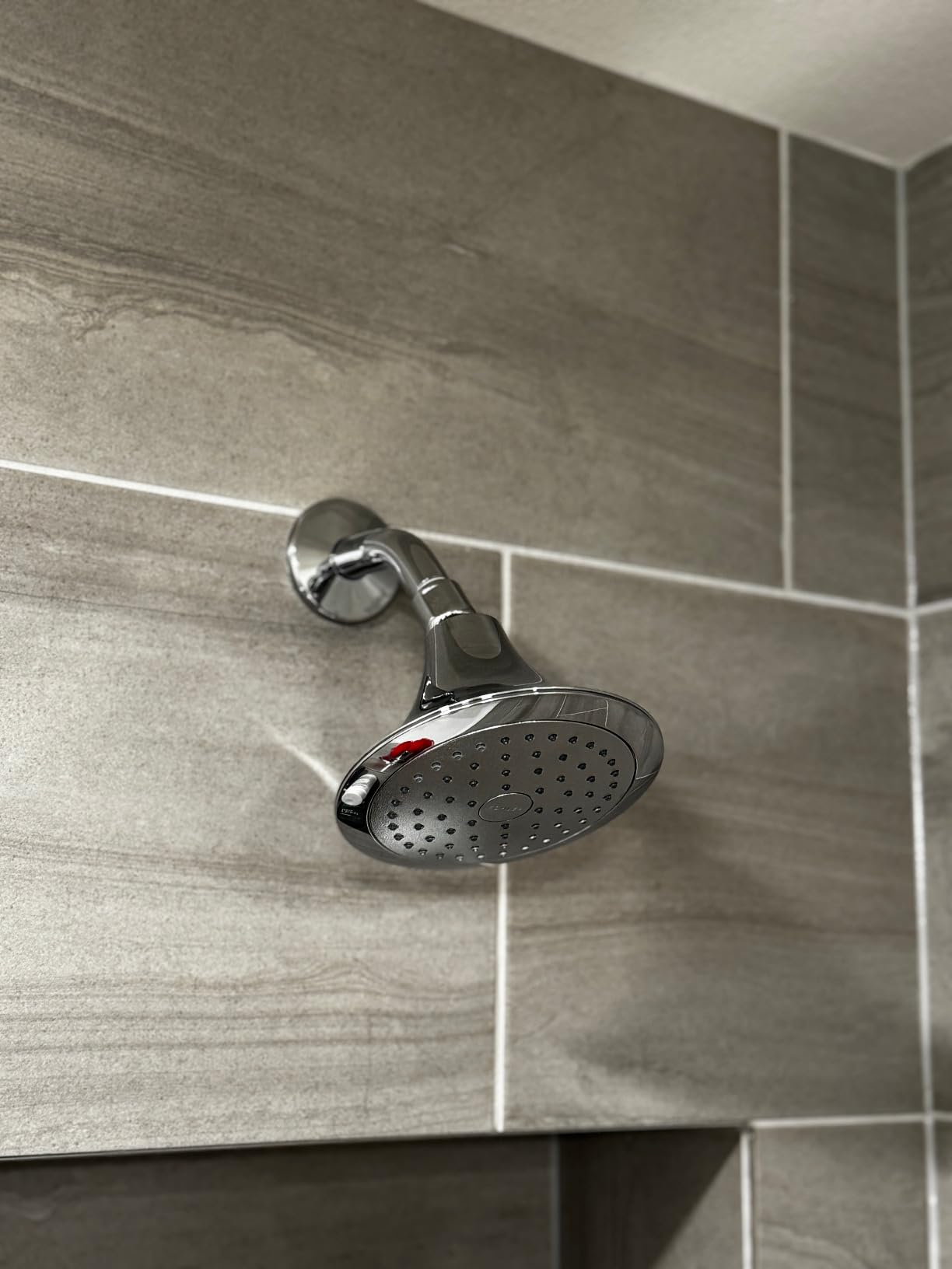 KOHLER 10282-AK-CP Forte Single-function showerhead, 2.5 GPM, Corrosion Resistant Finish, Polished Chrome customer photo 2