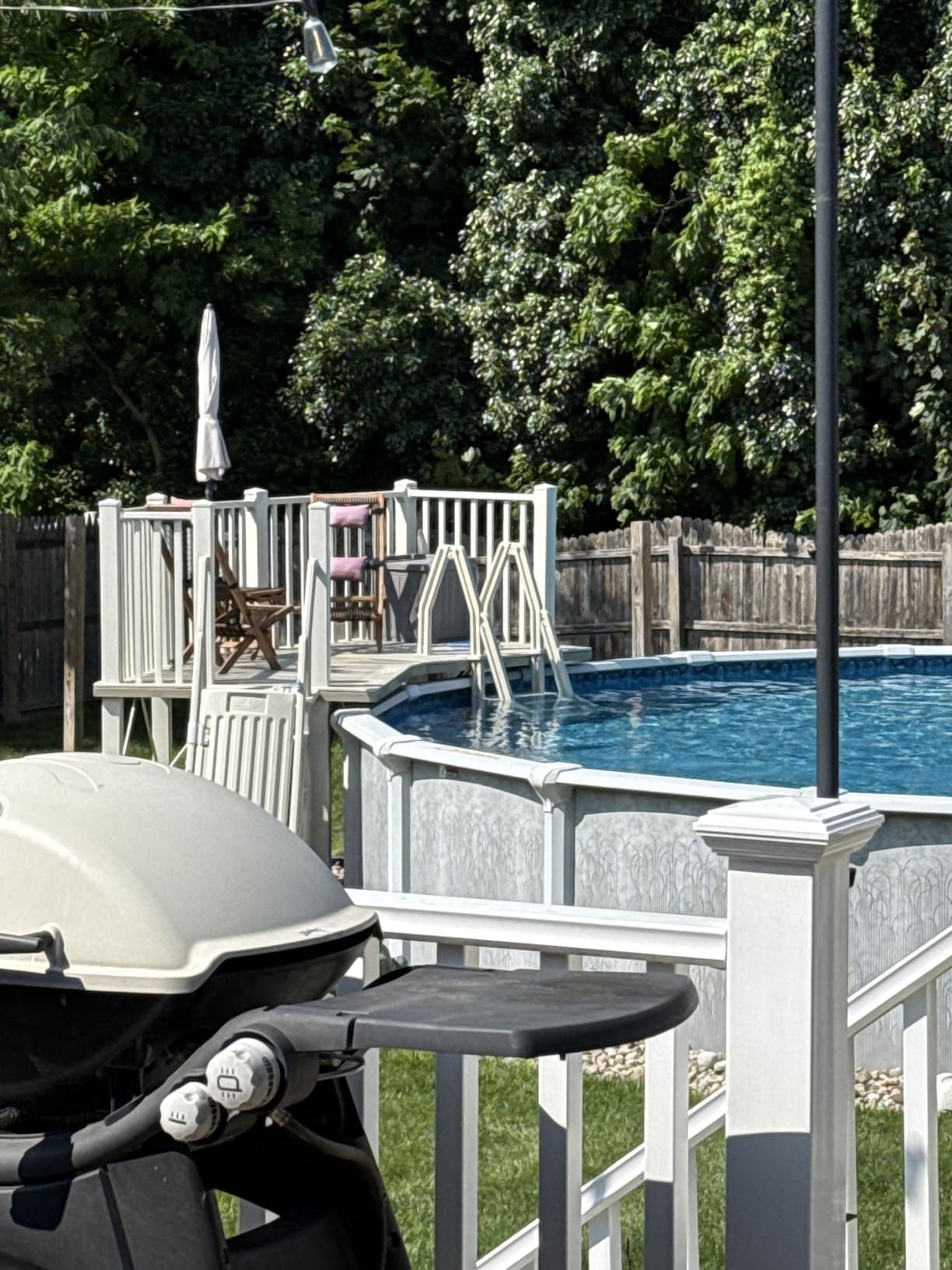 Vinyl Works of Canada Above Ground Swimming Pool Resin Deck Kit - Taupe 5 x 13.5 Feet customer photo 1