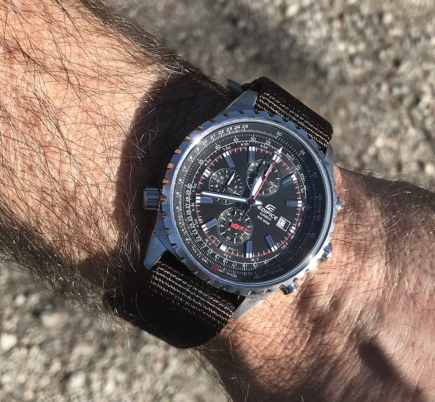 Casio Men's EF527D-1AV Edifice Stainless Steel Multi-Function Watch customer photo 2