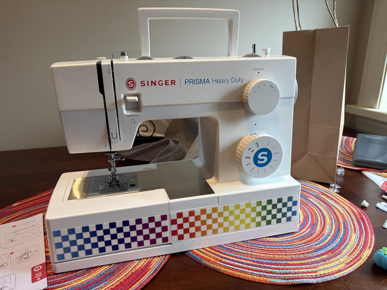 SINGER Heavy Duty 4411 High Speed Sewing Machine + Accessories | 11 Built-In Stitches Deliver 69 Stitch Applications | 50% More Power, 1100 Stitches/Min | Metal Frame, 4-Step Buttonhole customer photo 1