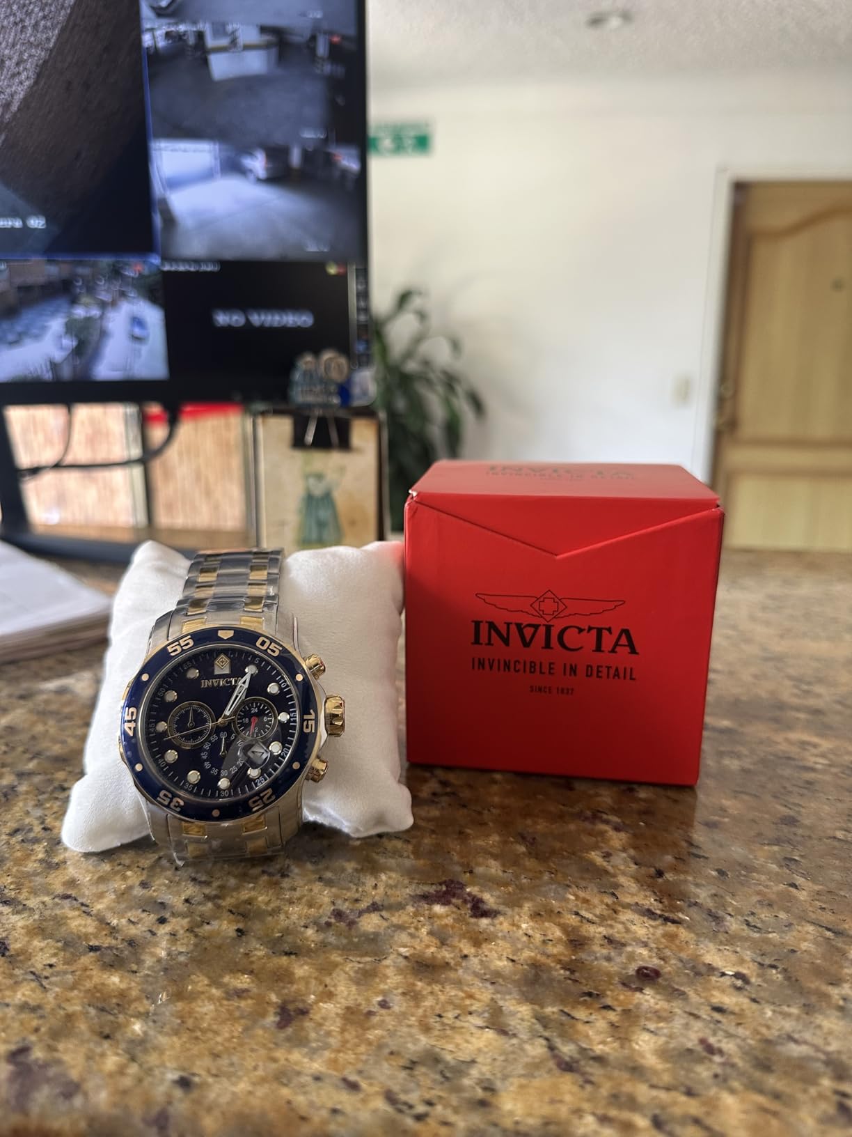 Invicta Men's Pro Diver Scuba 48mm Two Tone Stainless Steel Chronograph Quartz Watch customer photo 1