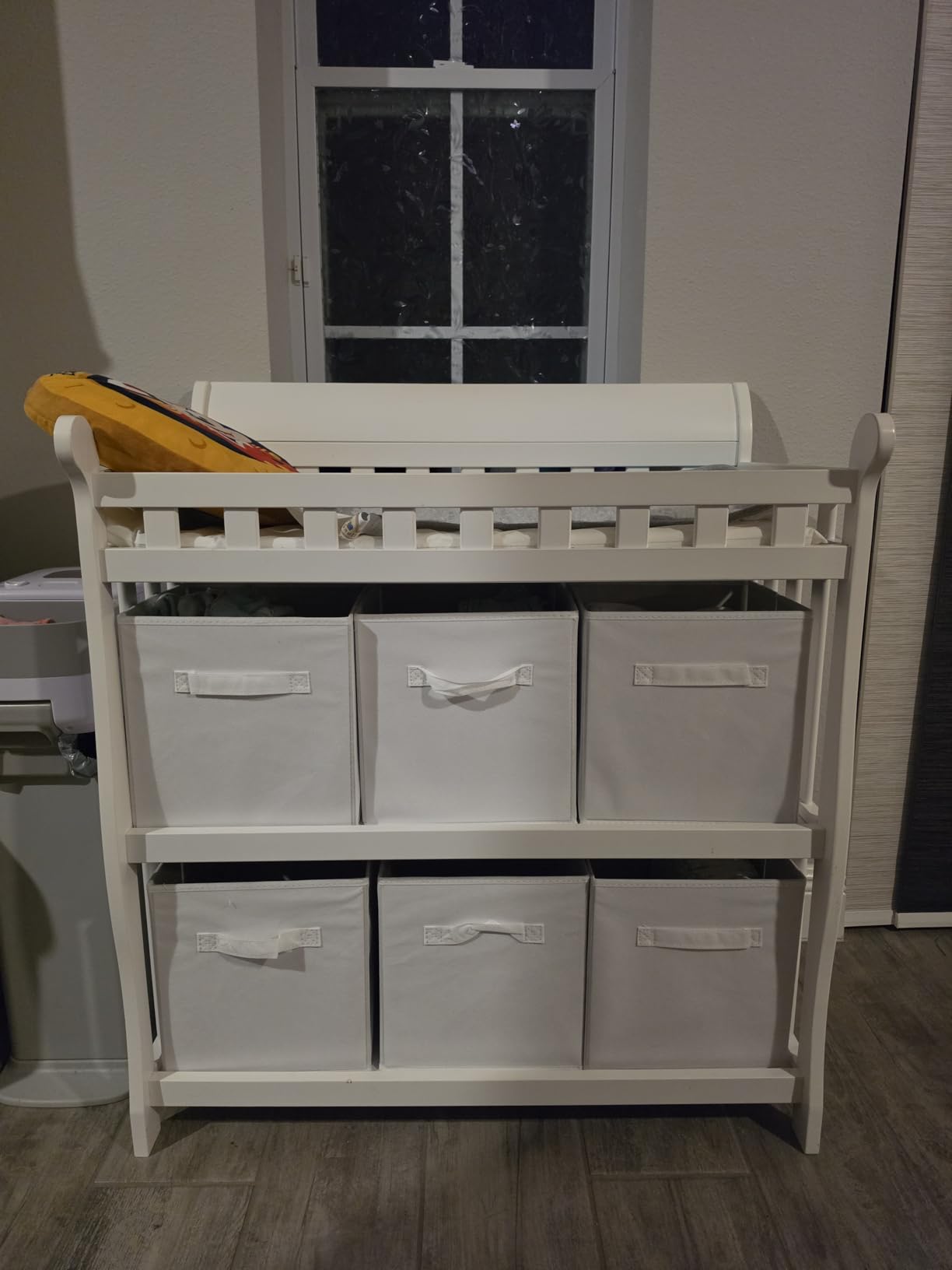 Delta Children Eclipse Changing Table with Changing Pad, White customer photo 1
