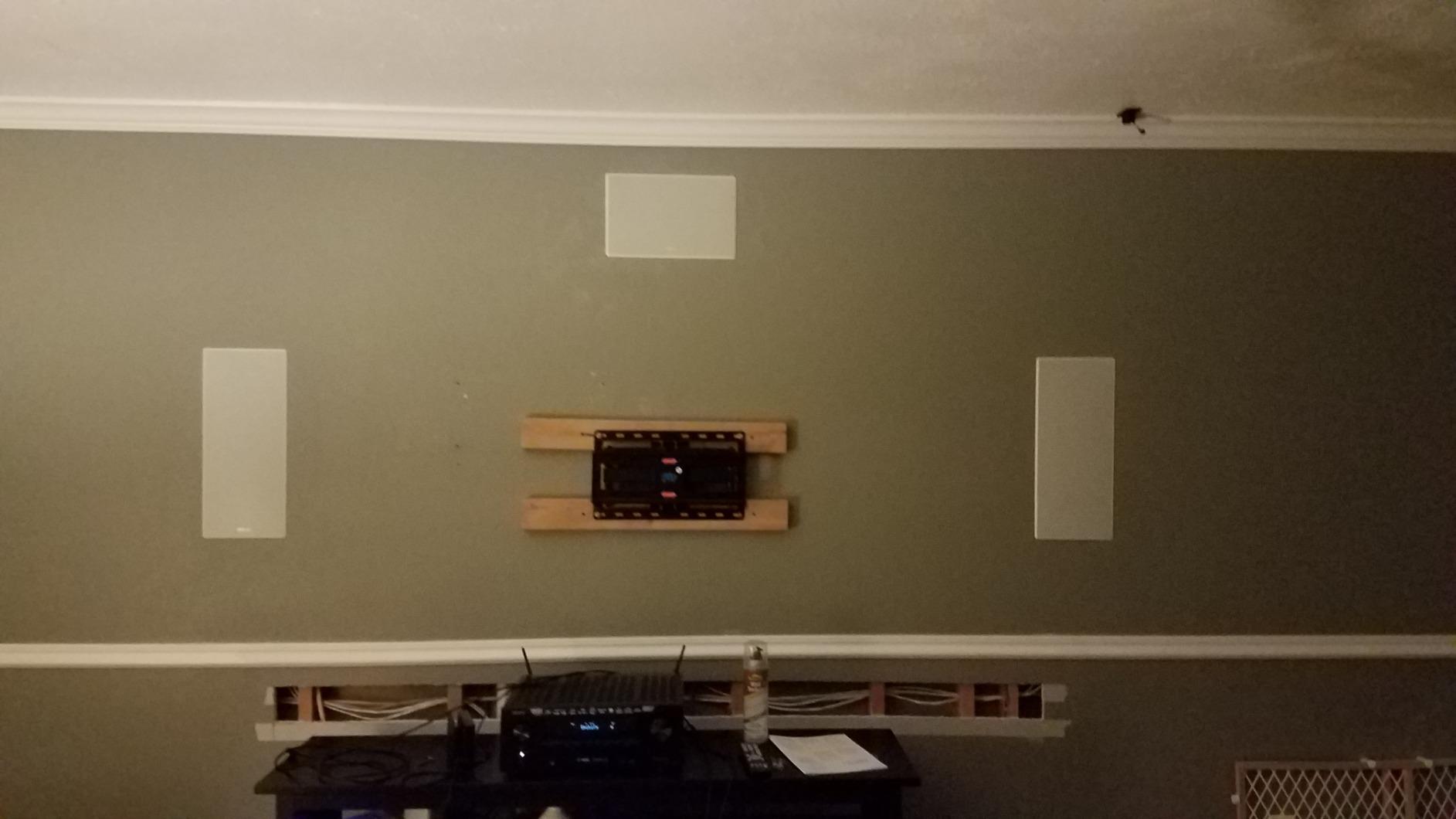 Polk Audio 255c-RT in Wall Center Channel Speaker - Vanishing Series (Each) customer photo 2