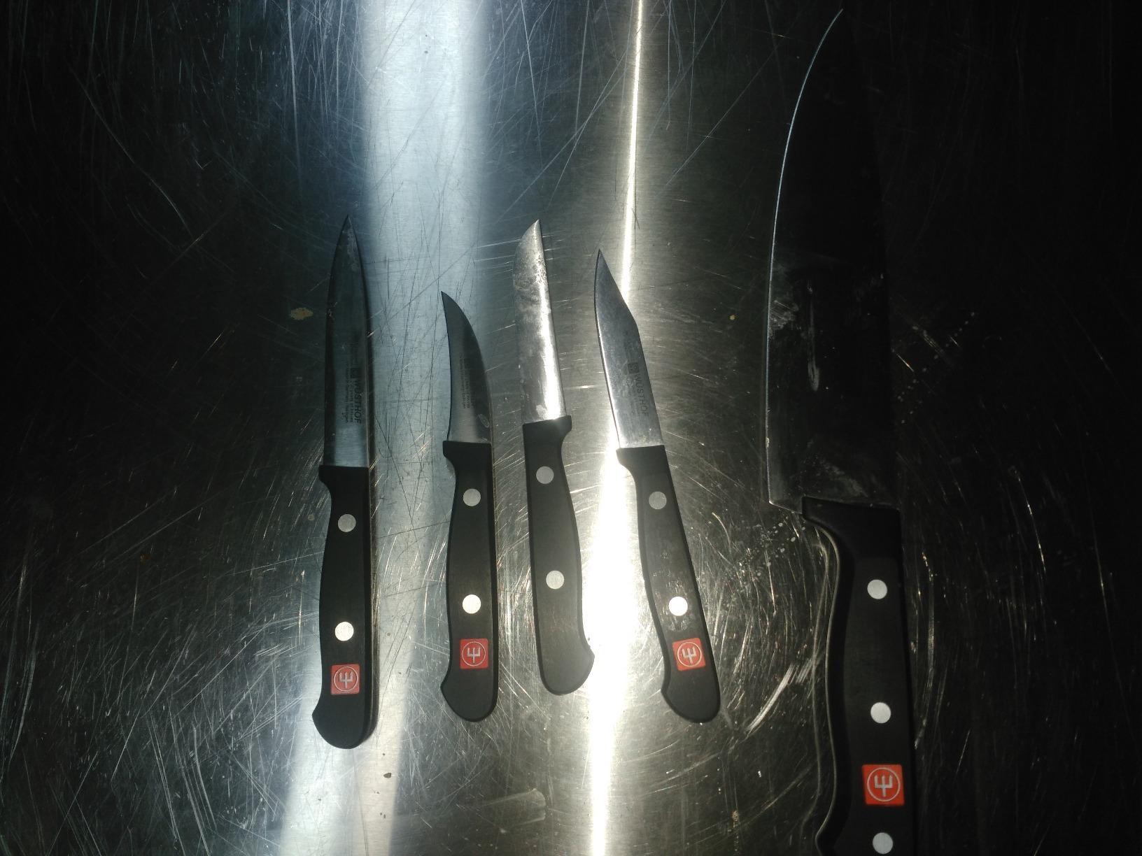 WUSTHOF Gourmet 2-Piece Chef's Knife Set, Black customer photo 1