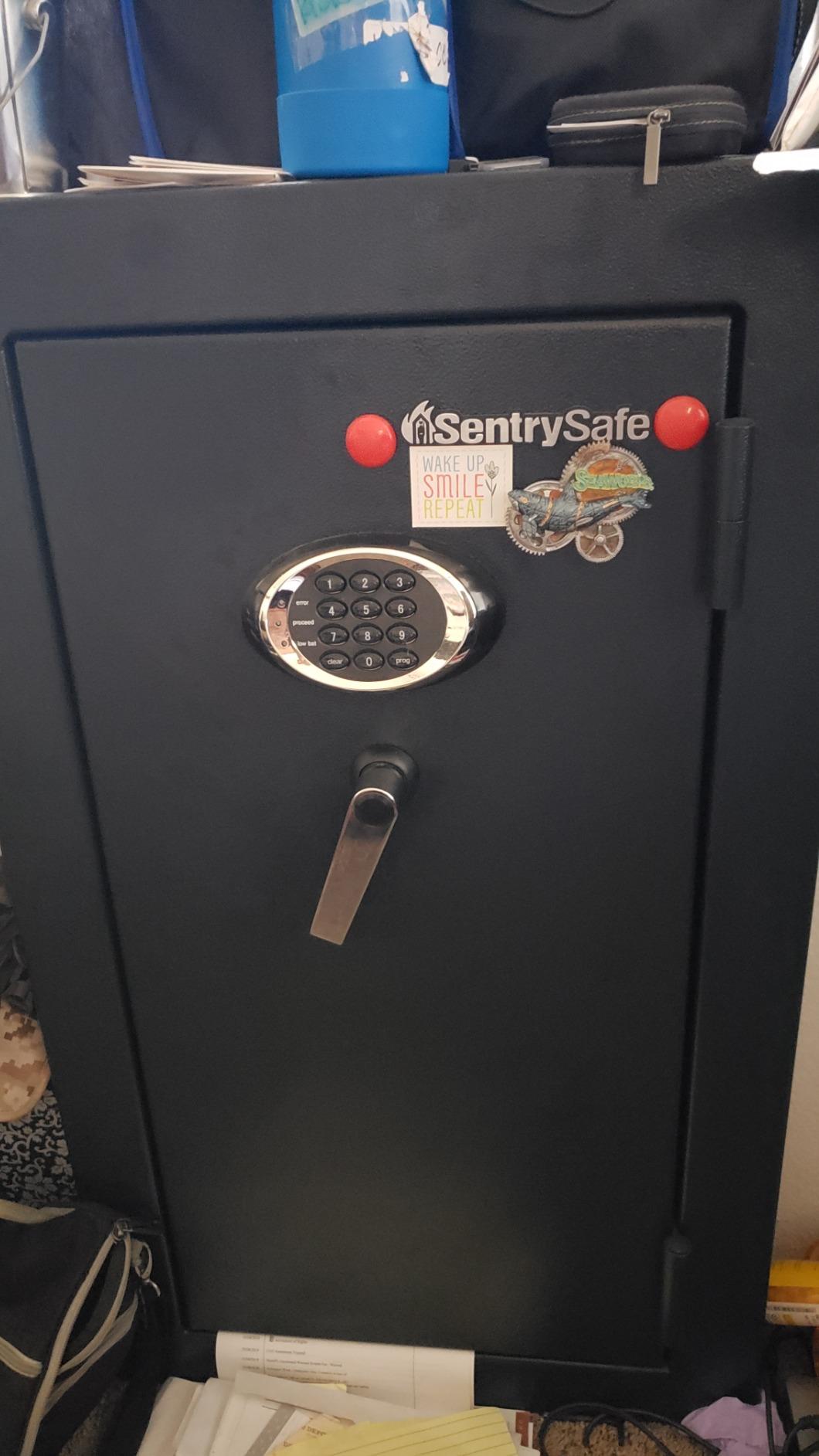 SentrySafe Fireproof and Waterproof XX-Large Steel Floor Safe with Digital Keypad Lock, DOJ-Certified, 4.71 Cubic Feet, EF4738E customer photo 1