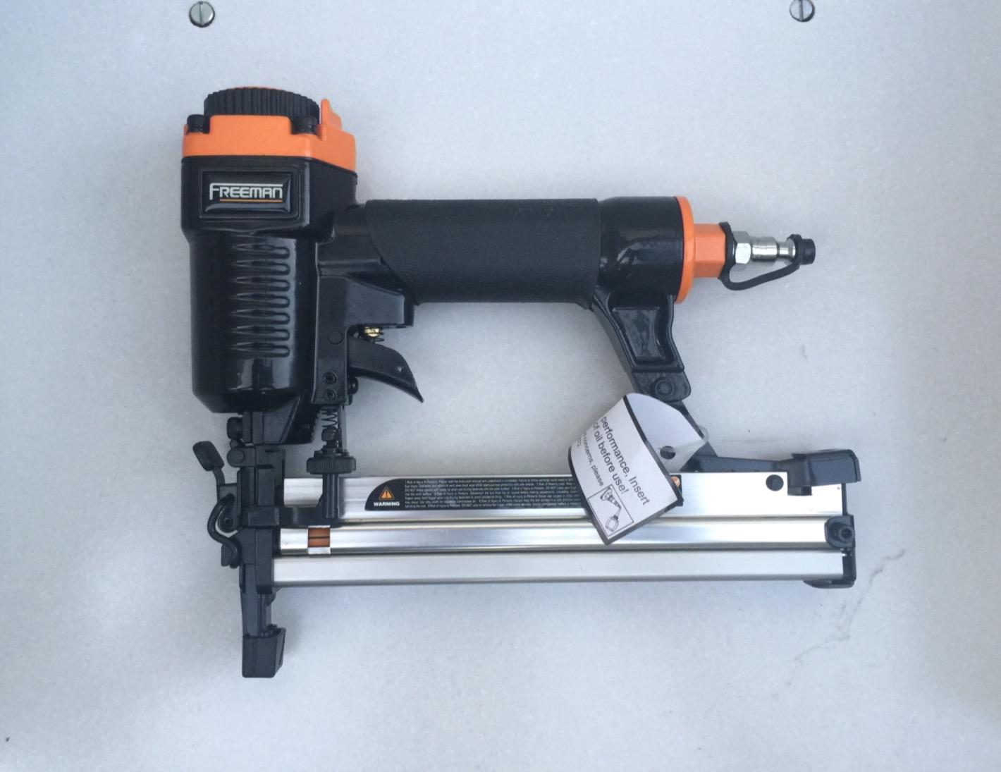 Freeman Pneumatic Framing and Finishing Nailer and Stapler Kit with Bag (4-Piece) | P4FRFNCB customer photo 2