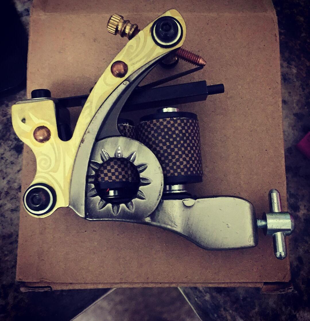 1TattooWorld New Cast 10 Laps Coils Tattoo Machine Liner Shader Tattoo Gun, OTW-M703 customer photo 1