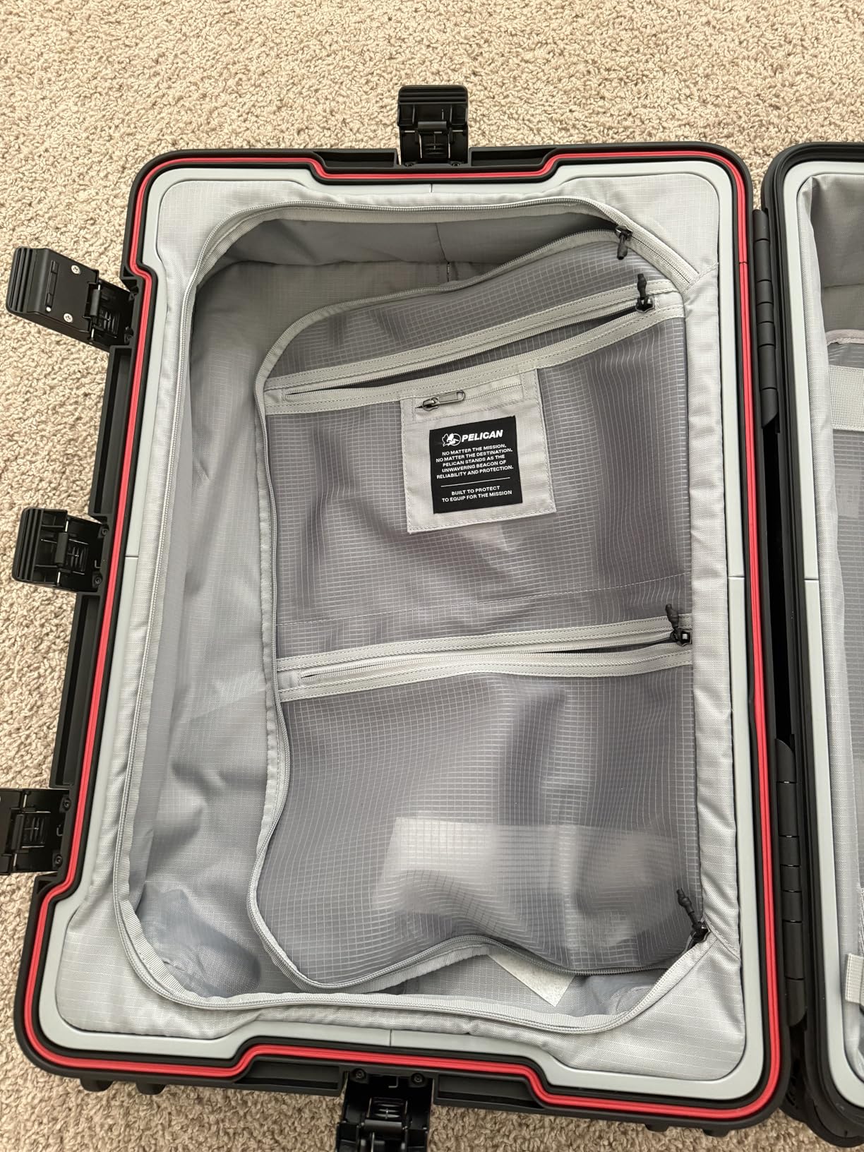 ATX Luggage Hard Case Luggage with Wheels - Waterproof Hardshell - Medium Size (25 Inch) Check-In Suitcase (Black) customer photo 1