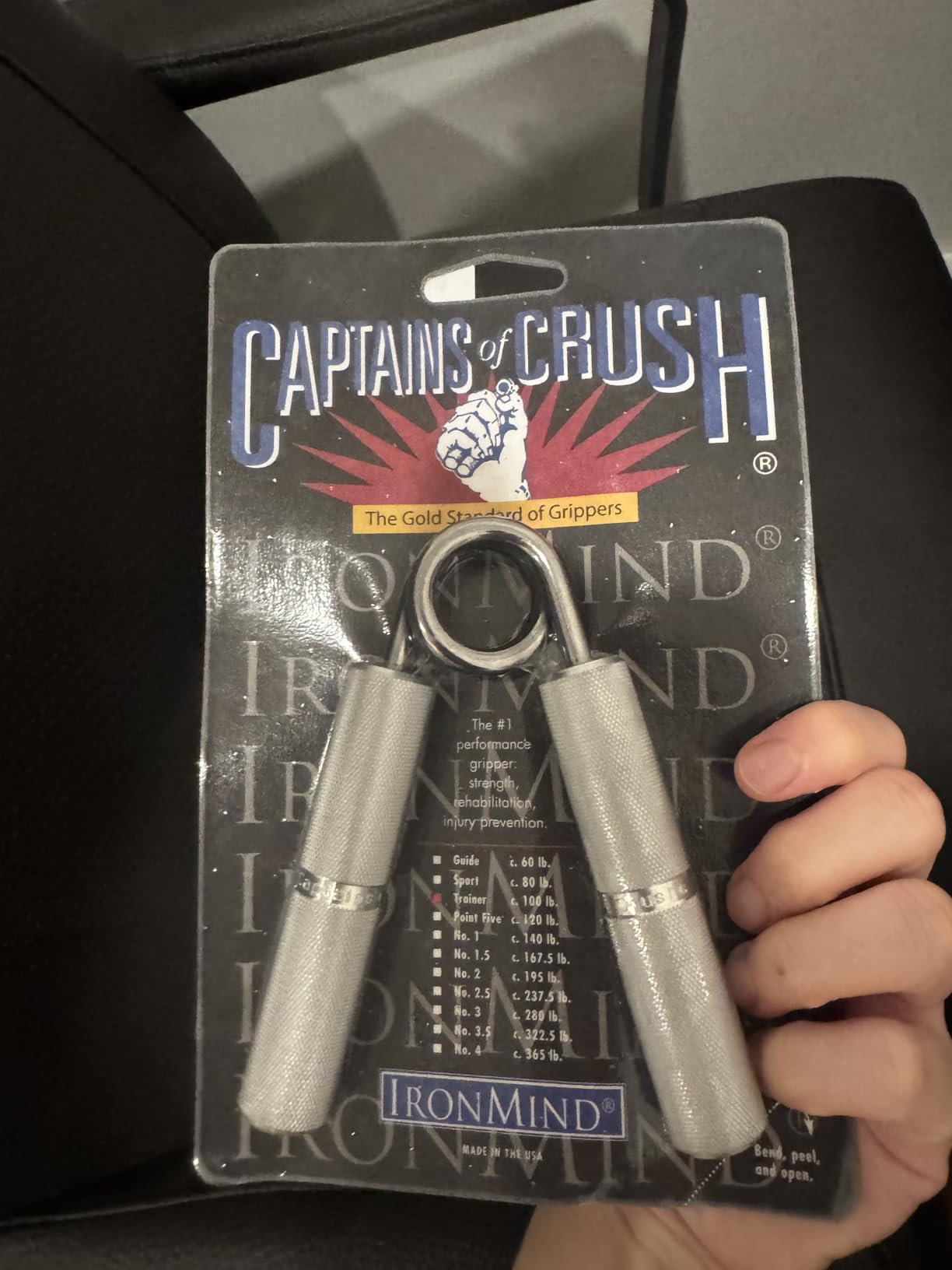 IronMind Captains of Crush Gripper | The Fastest Way to the Strongest Grip | The Gold Standard of Grippers | The Single Best Hand Strength Training Tool You Can Buy | Made in the USA customer photo 2
