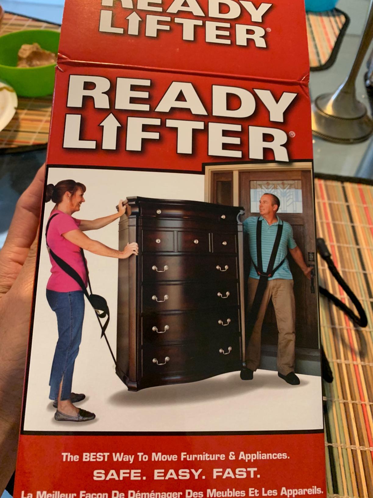 Ready Lifter Shoulder Moving Straps for Furniture, Appliances, Heavy or Bulky Easy to Adjust for Carrying and Lifting Heavy Objects up to 600 LB and 12' Long customer photo 2
