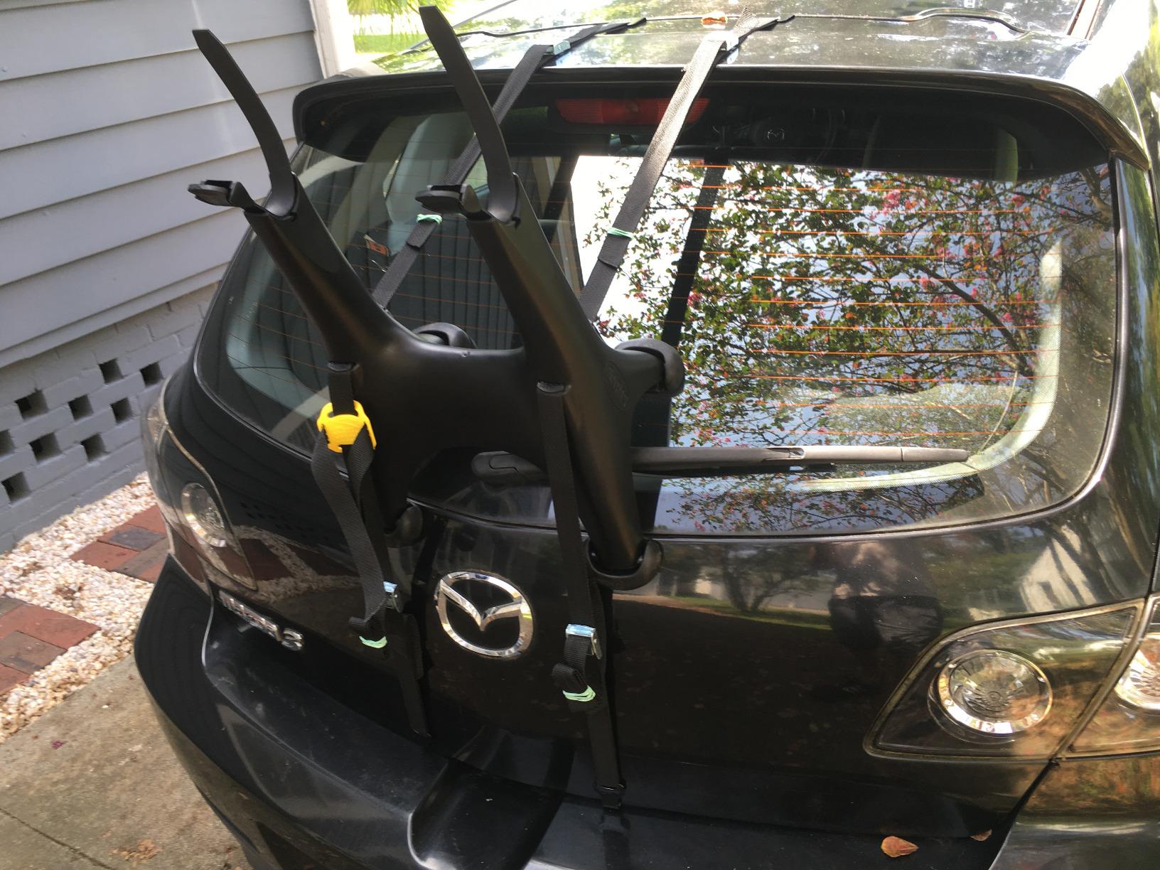 Saris Solo Bike Rack - Trunk Mount, 1-Bike Carrier for Cars & SUVs - Lightweight, Compact & Tool-Free - Ideal for Beginner Riders - USA Made customer photo 1