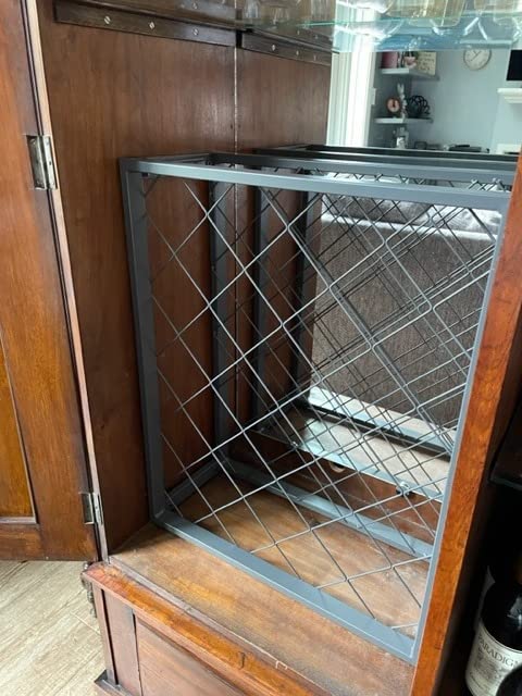Mango Steam 32 Bottle Wine Rack with Black Glass Top Shelf, Free Standing for Home, Kitchen and Bar customer photo 2