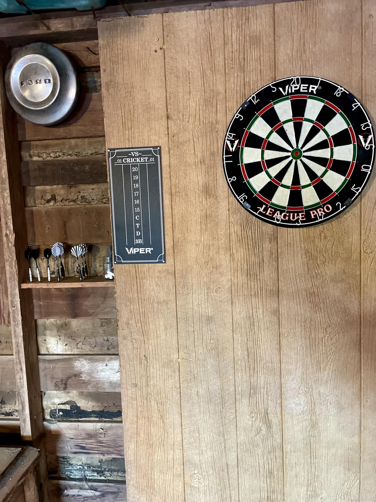 Viper League Pro Regulation Bristle Steel Tip Dartboard Starter Set with Staple-Free Bullseye, Radial Spider Wire, High-Grade Sisal with Rotating Number Ring customer photo 1