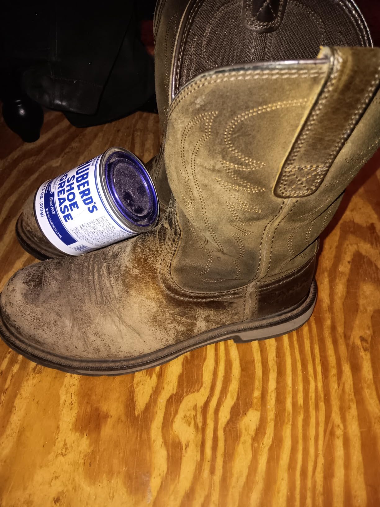 Ariat Groundbreaker Steel Toe Work Boot - Men's Wide Calf, Western Work Boots customer photo 1