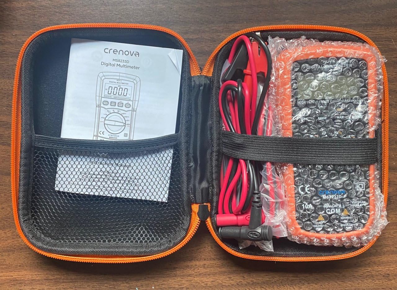 Crenova MS8233D Multimeter 6000 Counts Digital Multimeter customer photo 1