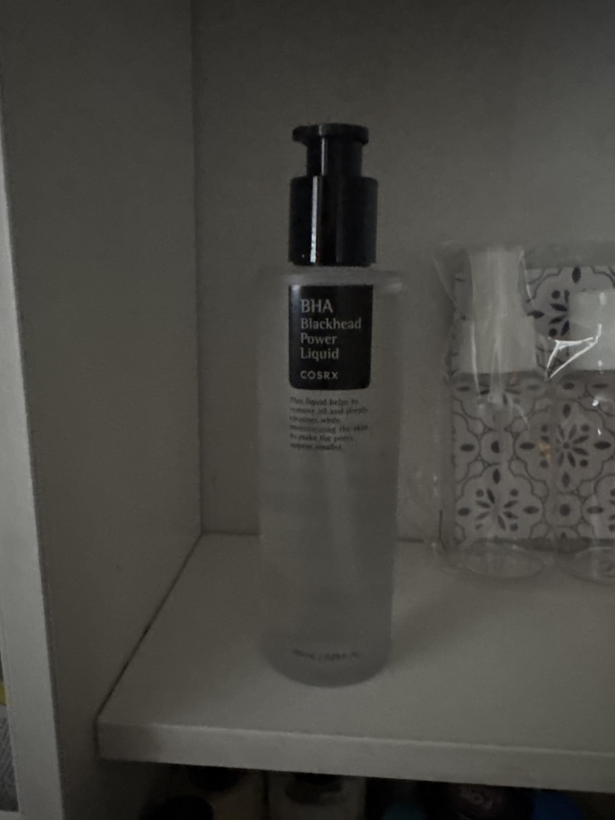 COSRX Niacinamide 2% + BHA 4% Blackhead Exfoliant Toner 3.38 fl.oz / 100ml, Korean Toner, Blackhead Remover, Pore Minimizer for Enlarged Pores, for All Skin Types, Korean Skin Care customer photo 1
